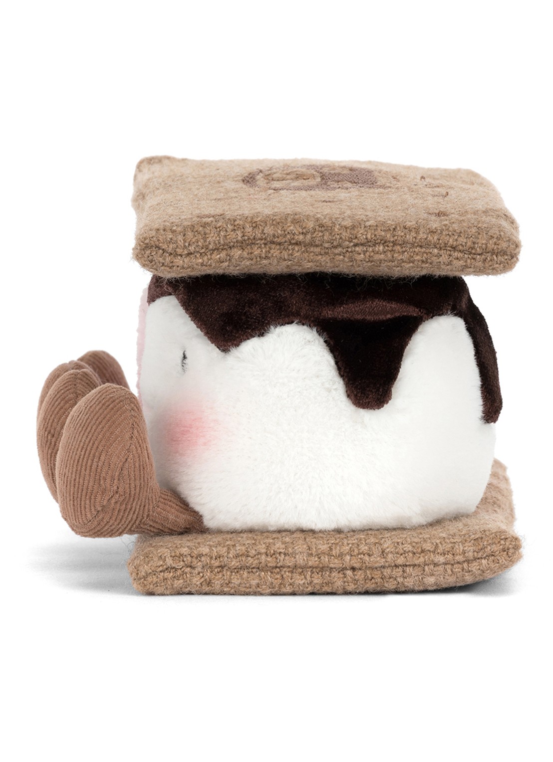 Jellycat Amuseables S'mores knuffel 7 cm - detail 3 beige