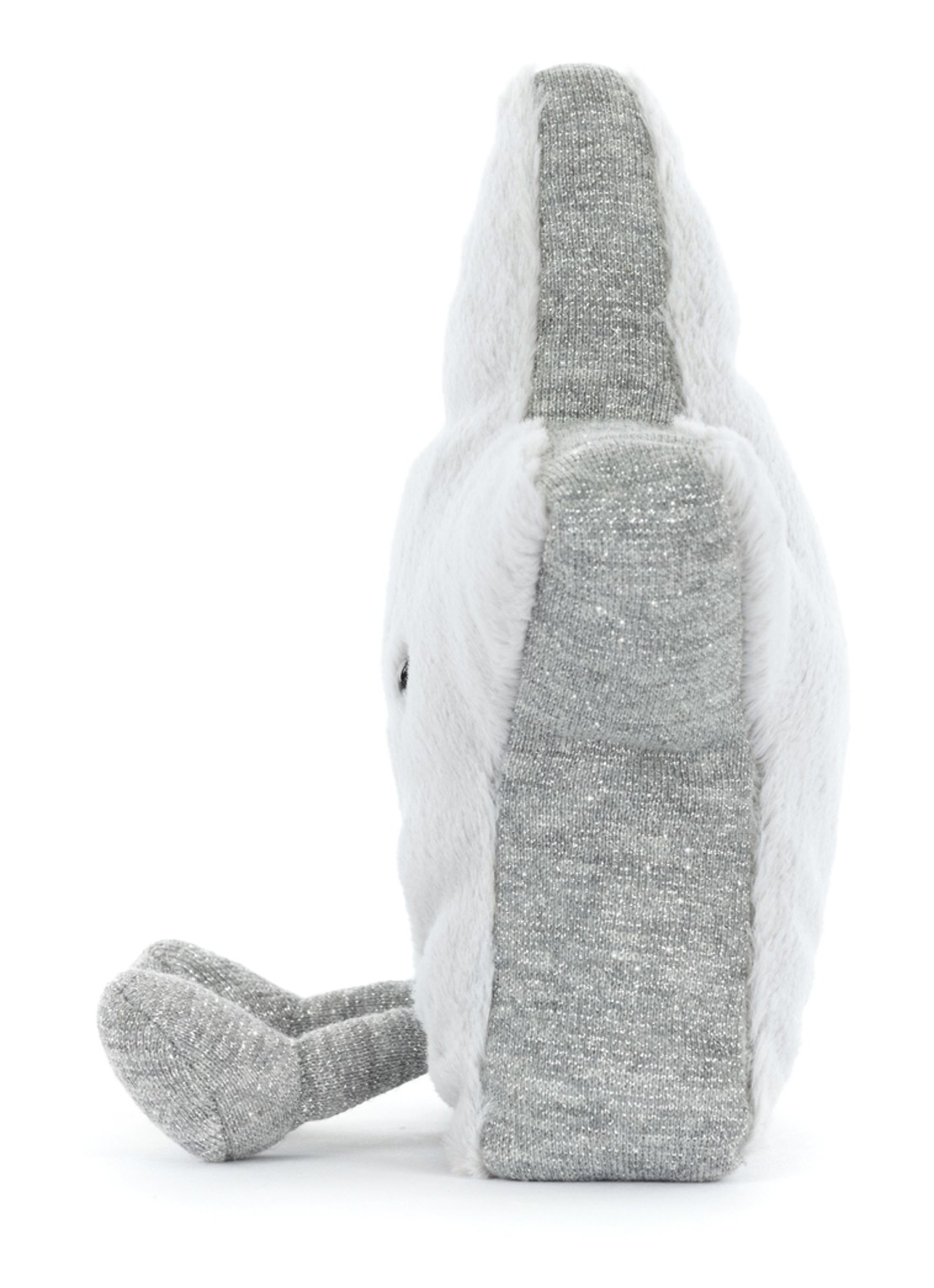 Jellycat Amuseables Silver Star (2026) - detail zilver