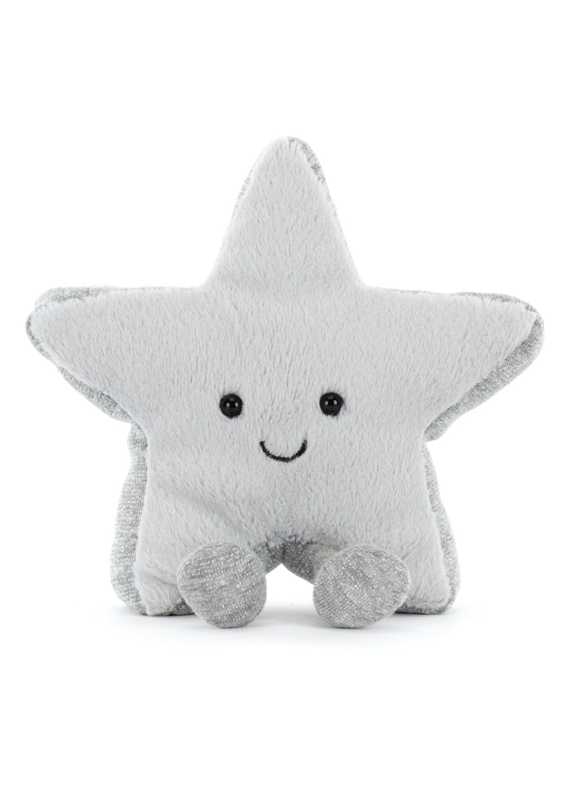 Jellycat Amuseables Silver Star (2026) - voorkant 3 zilver