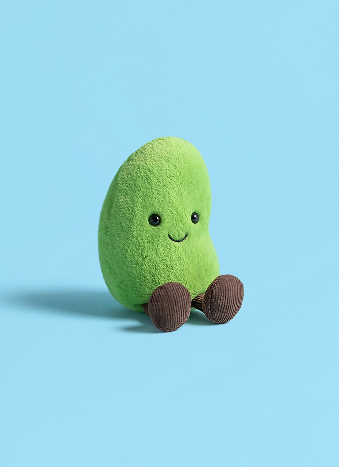 Jellycat Amuseables Soyella Edamame Bean knuffel 10 cm - detail 3 groen