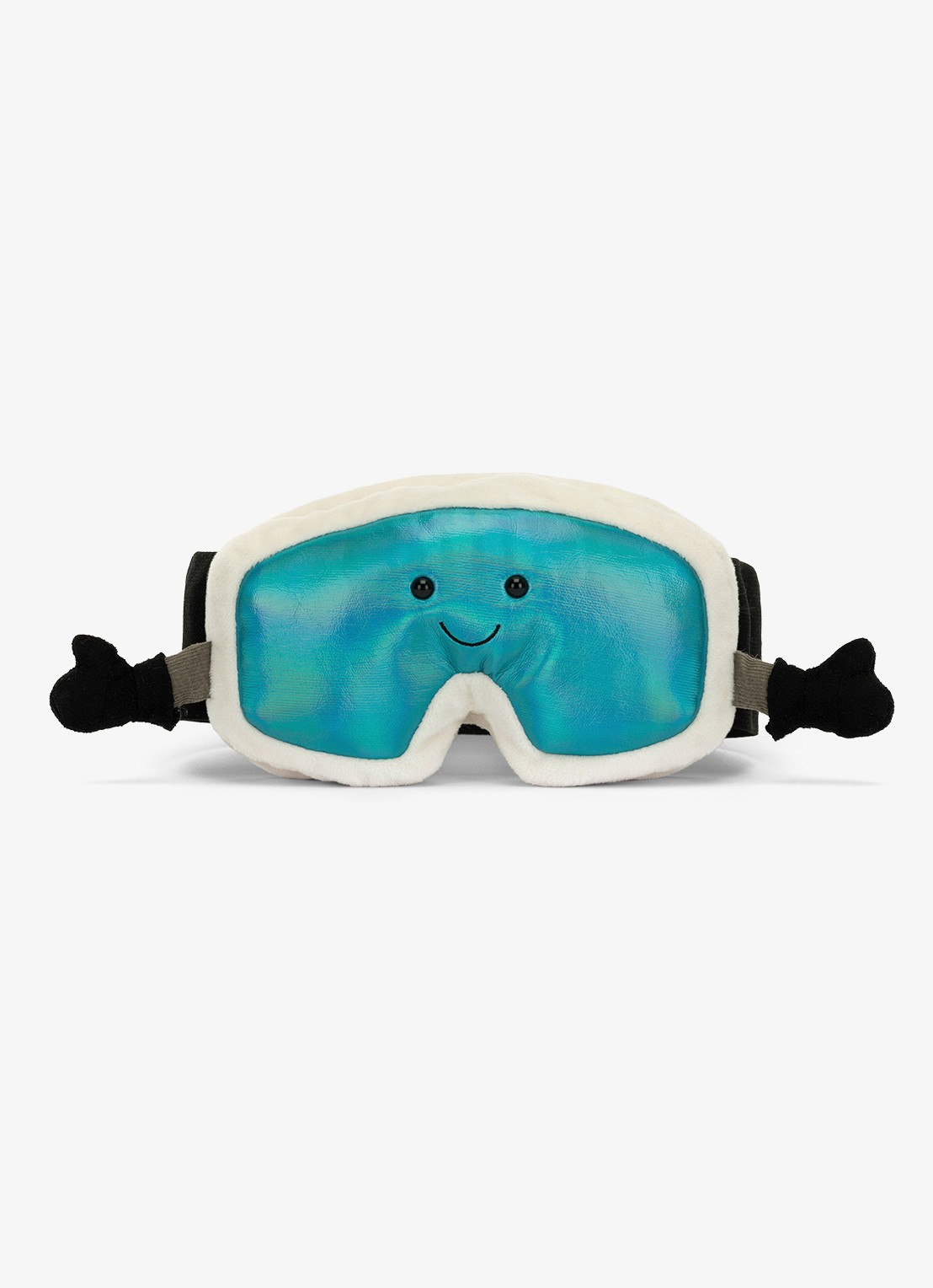 Jellycat Amuseables Sports Ski Goggles knuffel 11 cm  - voorkant 4 multicolor