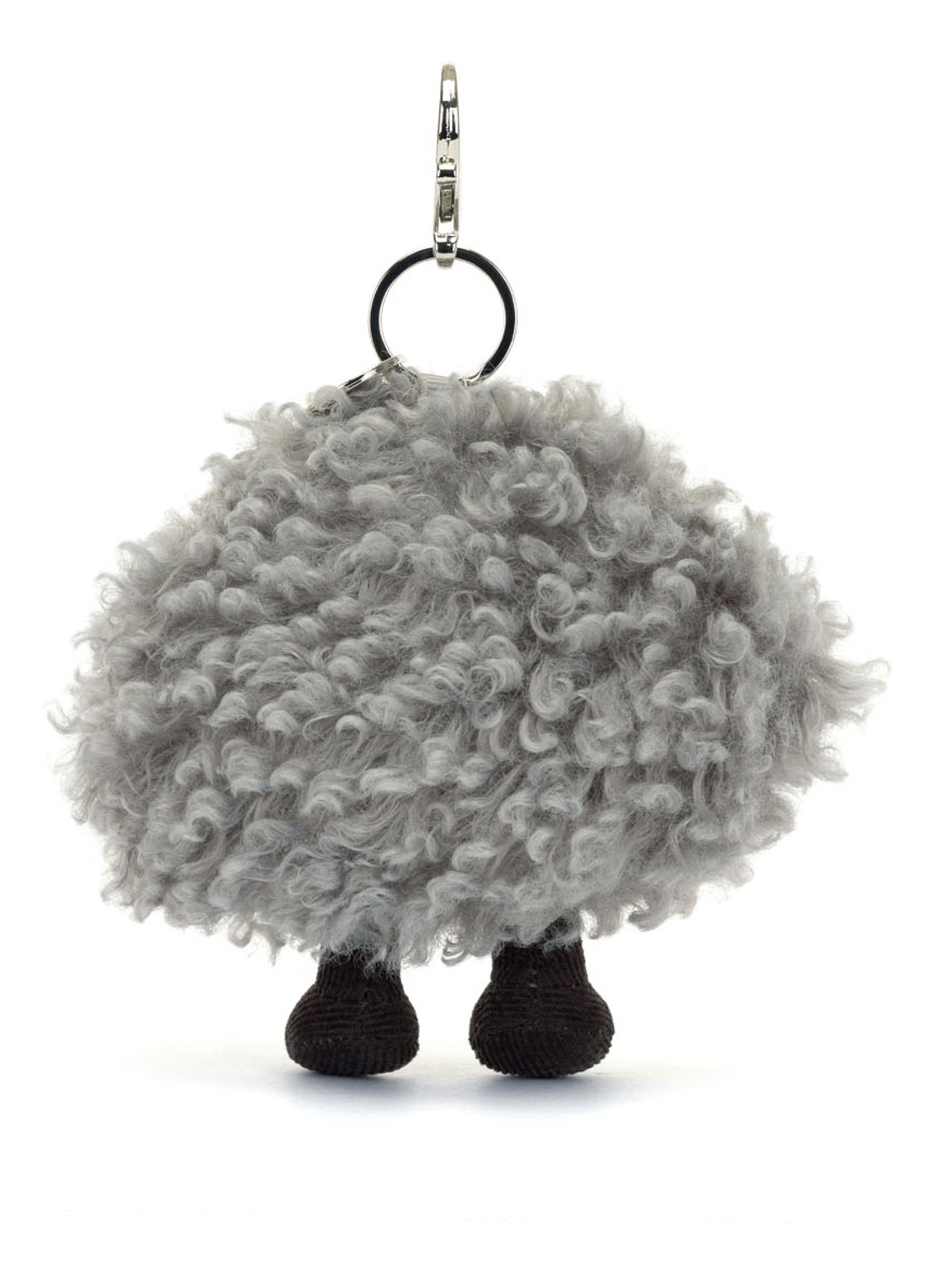 Jellycat Amuseables Storm Cloud Bag Charm tasbedel - achterkant multicolor