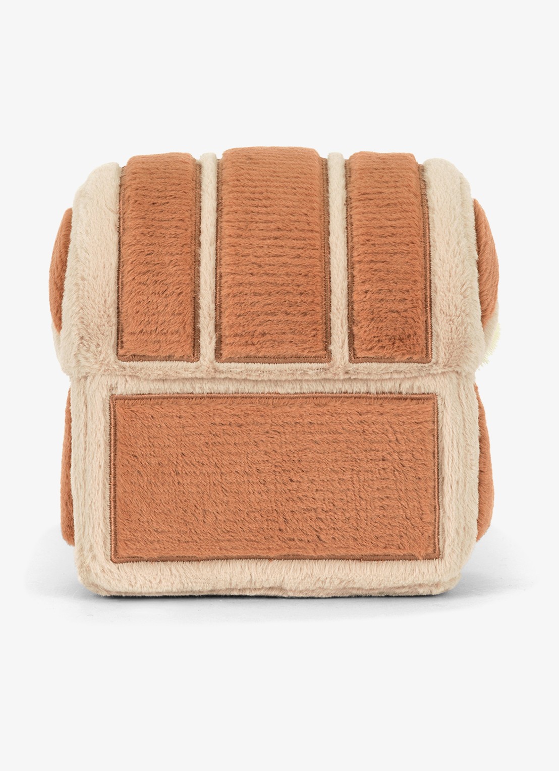 Jellycat Amuseables Treasure Chest knuffel 19 cm - achterkant 5 bruin