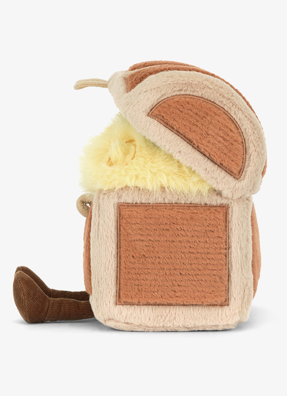 Jellycat Amuseables Treasure Chest knuffel 19 cm - detail 4 bruin