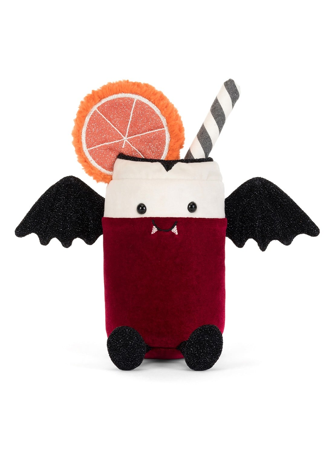 Jellycat Amuseables Vampop Drink knuffel 16 cm - detail 4 beige