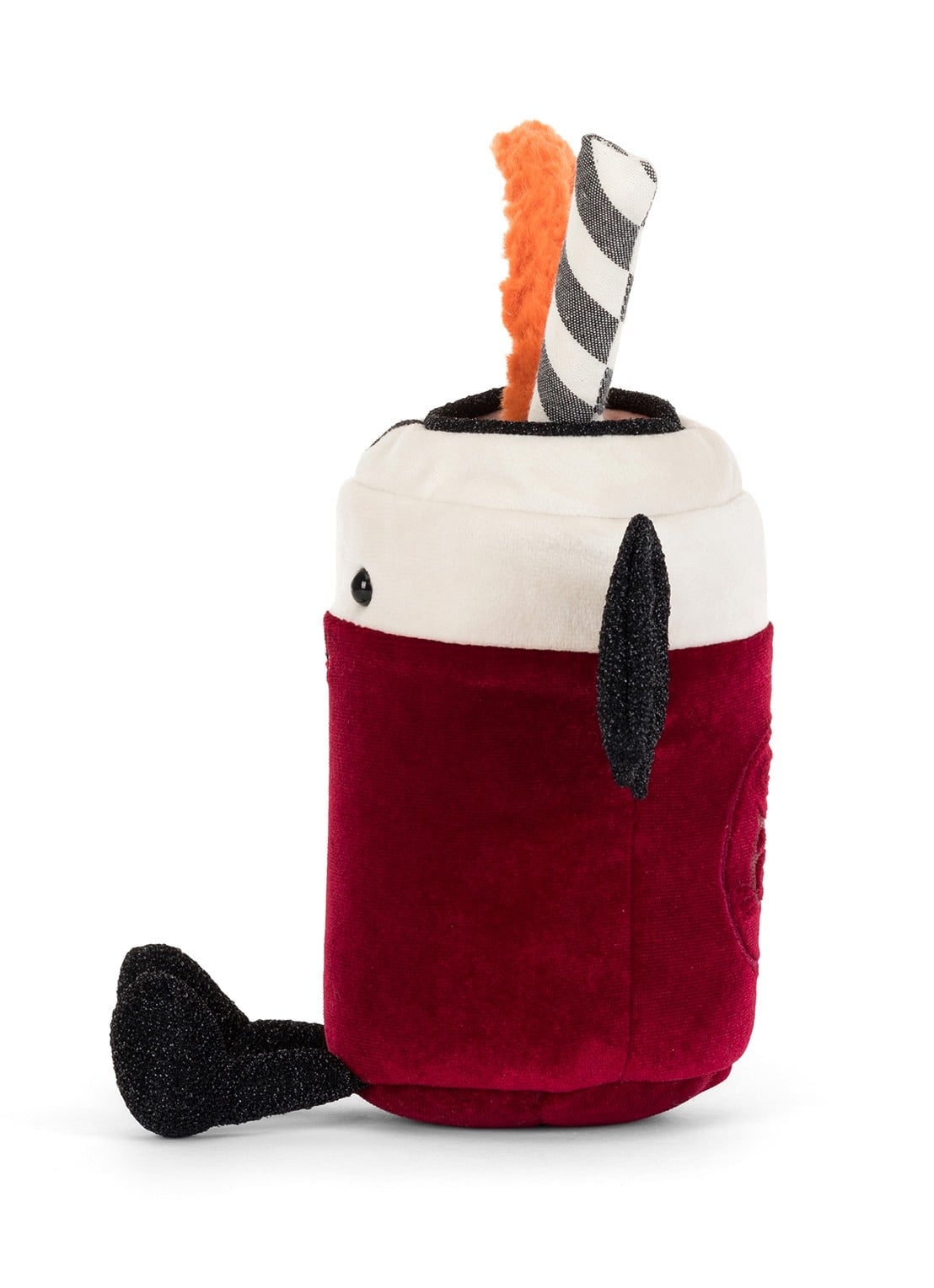 Jellycat Amuseables Vampop Drink knuffel 16 cm - detail 8 beige