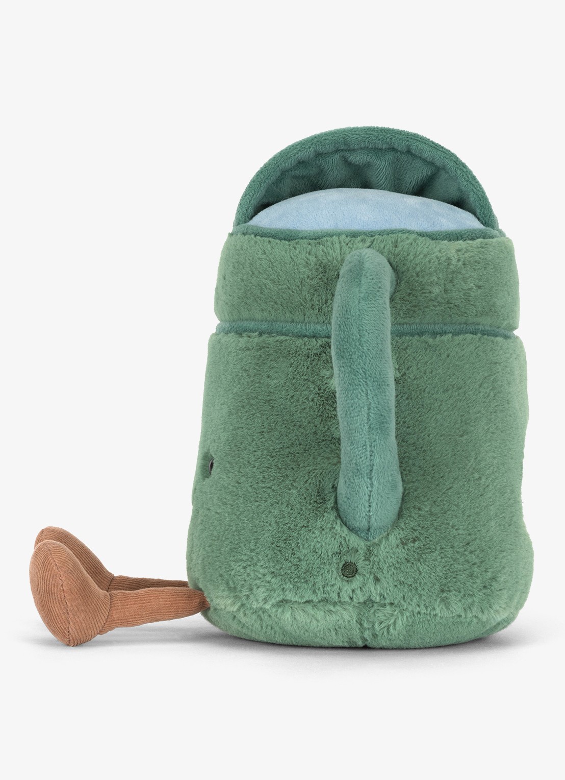 Jellycat Amuseables Watering Can knuffel 20 cm - detail 2 groen