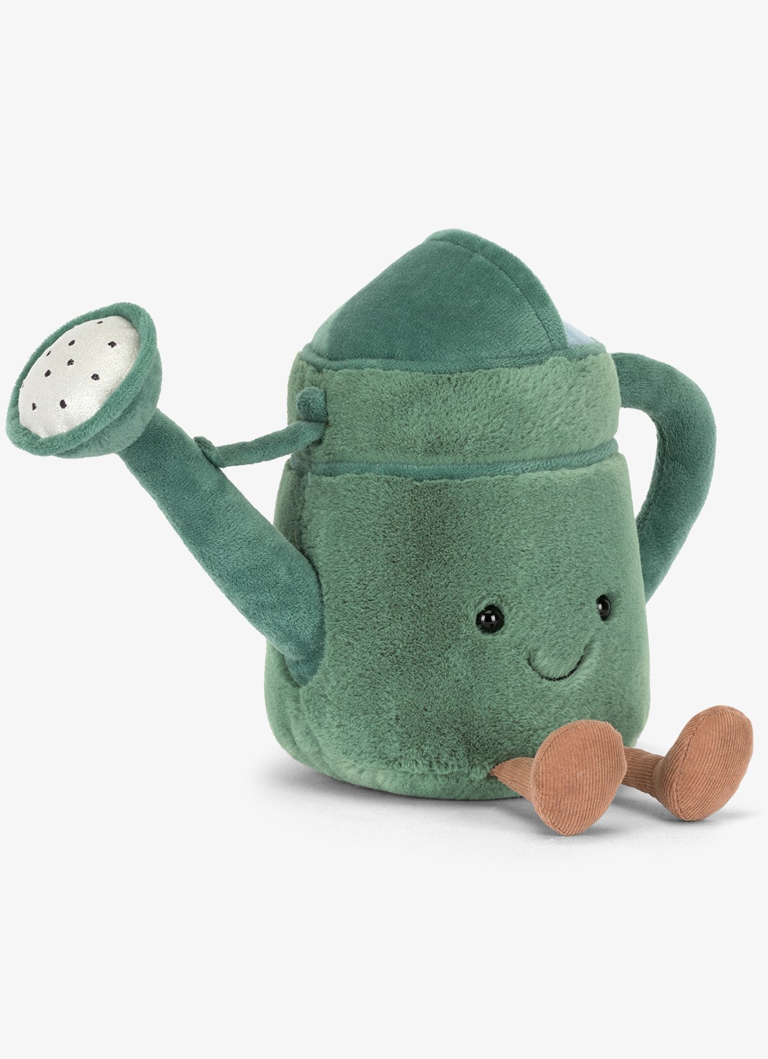 Jellycat Amuseables Watering Can knuffel 20 cm - voorkant 5 groen