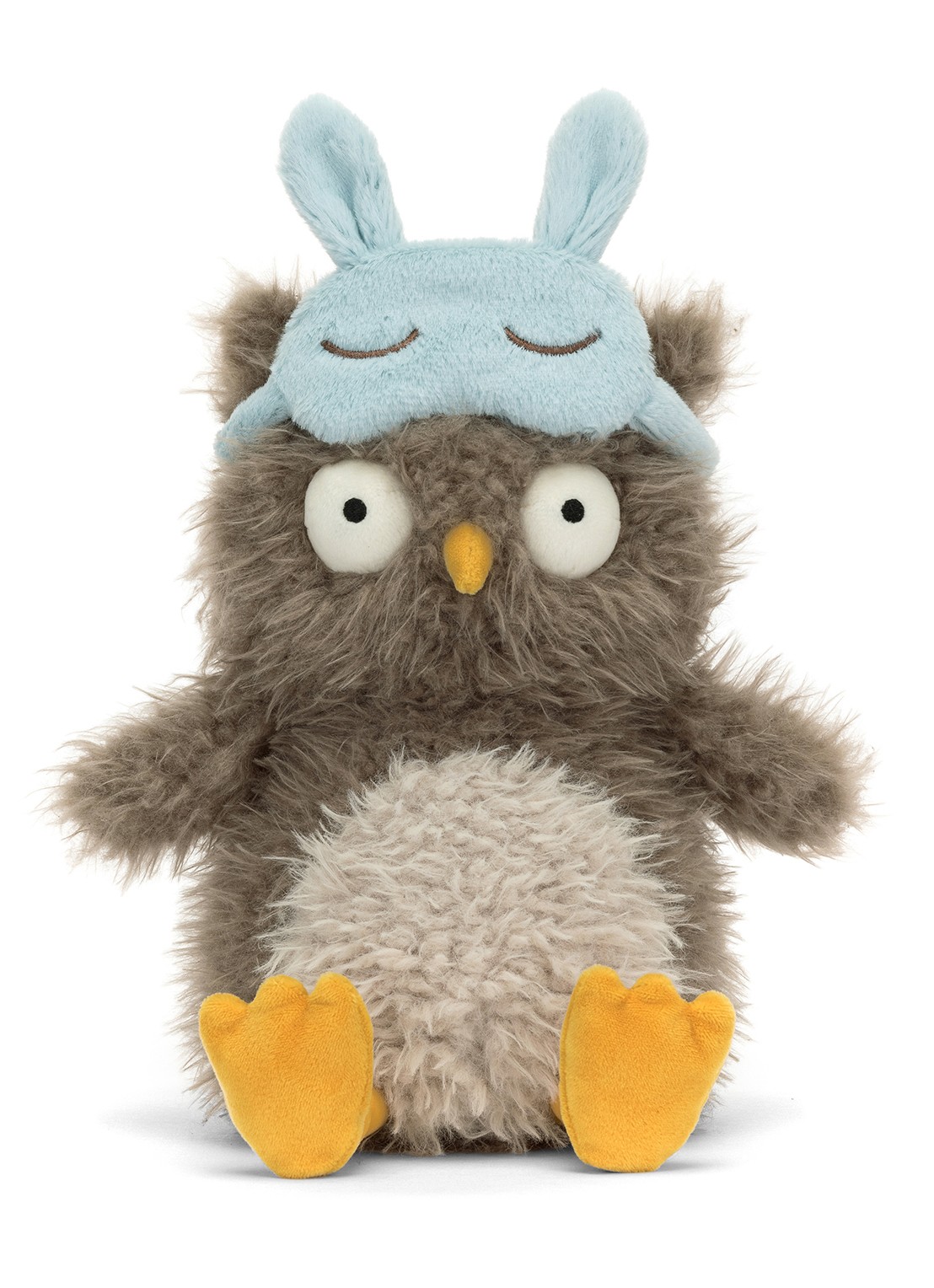 Jellycat Audrey Hootsoftly knuffel 24 cm - detail 4 beige
