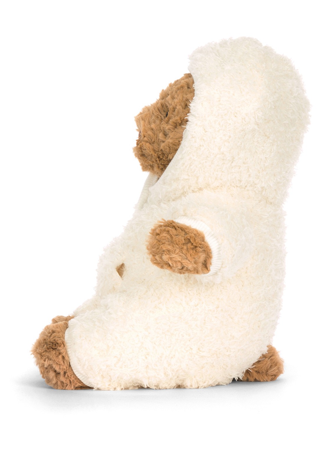 Jellycat Bartholomew Bear All-in-one Outfit knuffel 26 cm  - detail bruin