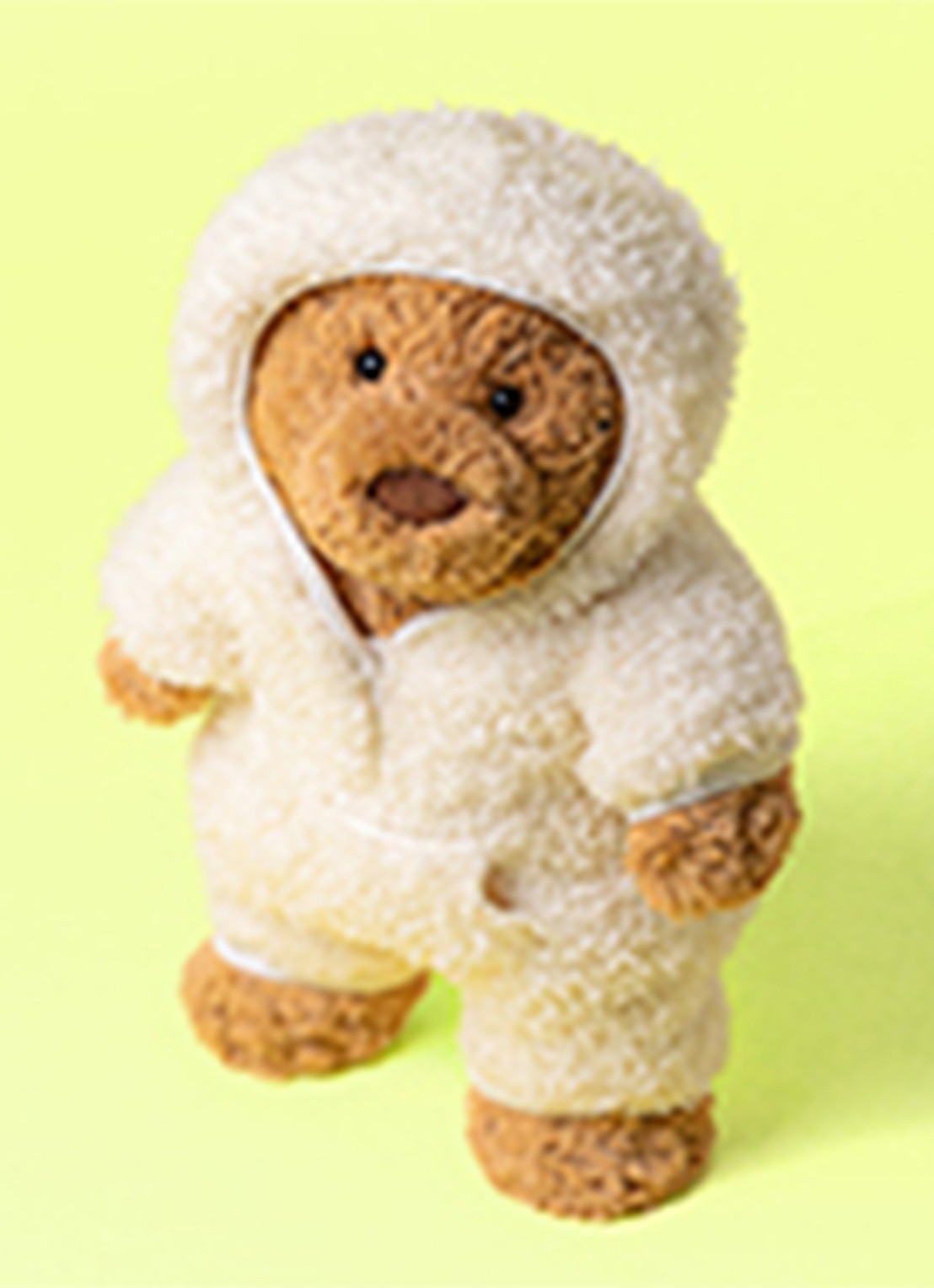 Jellycat Bartholomew Bear All-in-one Outfit knuffel 26 cm  - voorkant 5 bruin