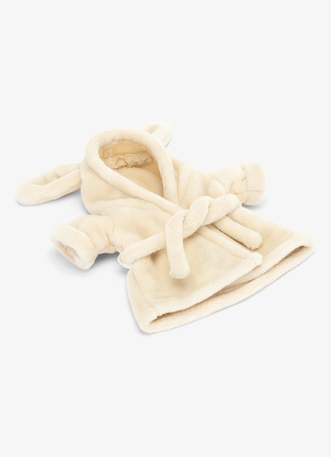 Jellycat Bartholomew Bear Bathrobe Outfit knuffel 26 cm - detail 6 donkerbeige