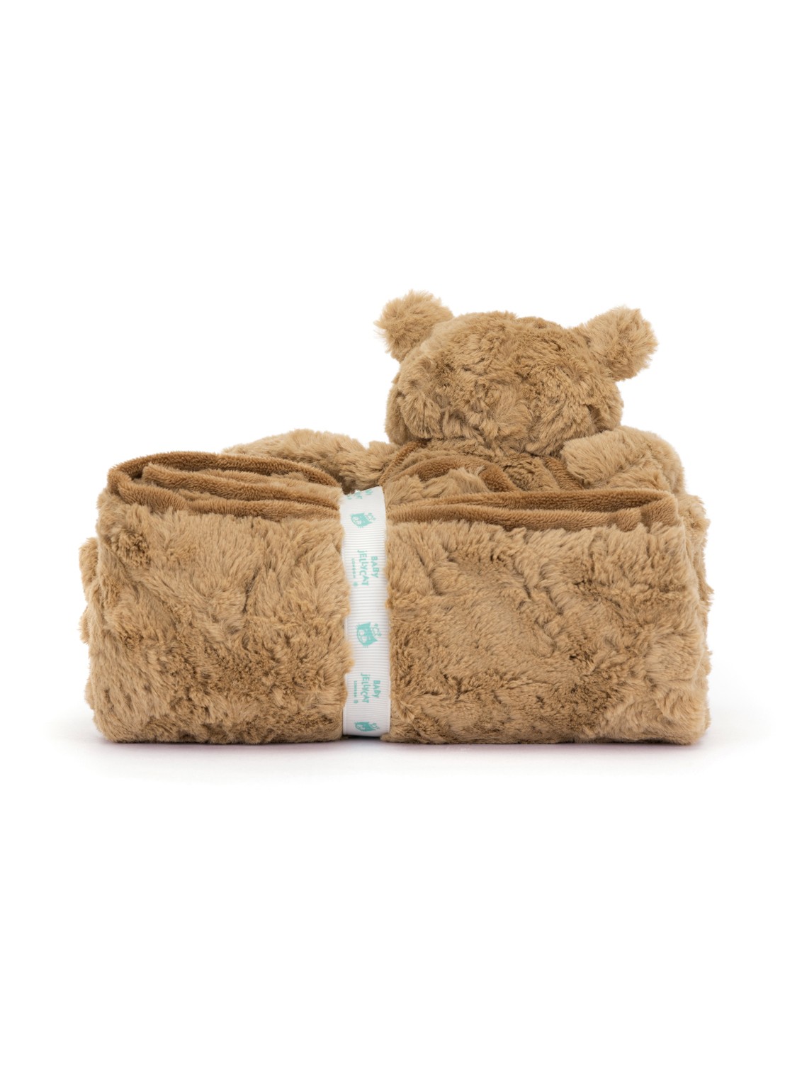 Jellycat Bartholomew Bear Blankie knuffeldoekje 56 cm - achterkant 4 multicolor