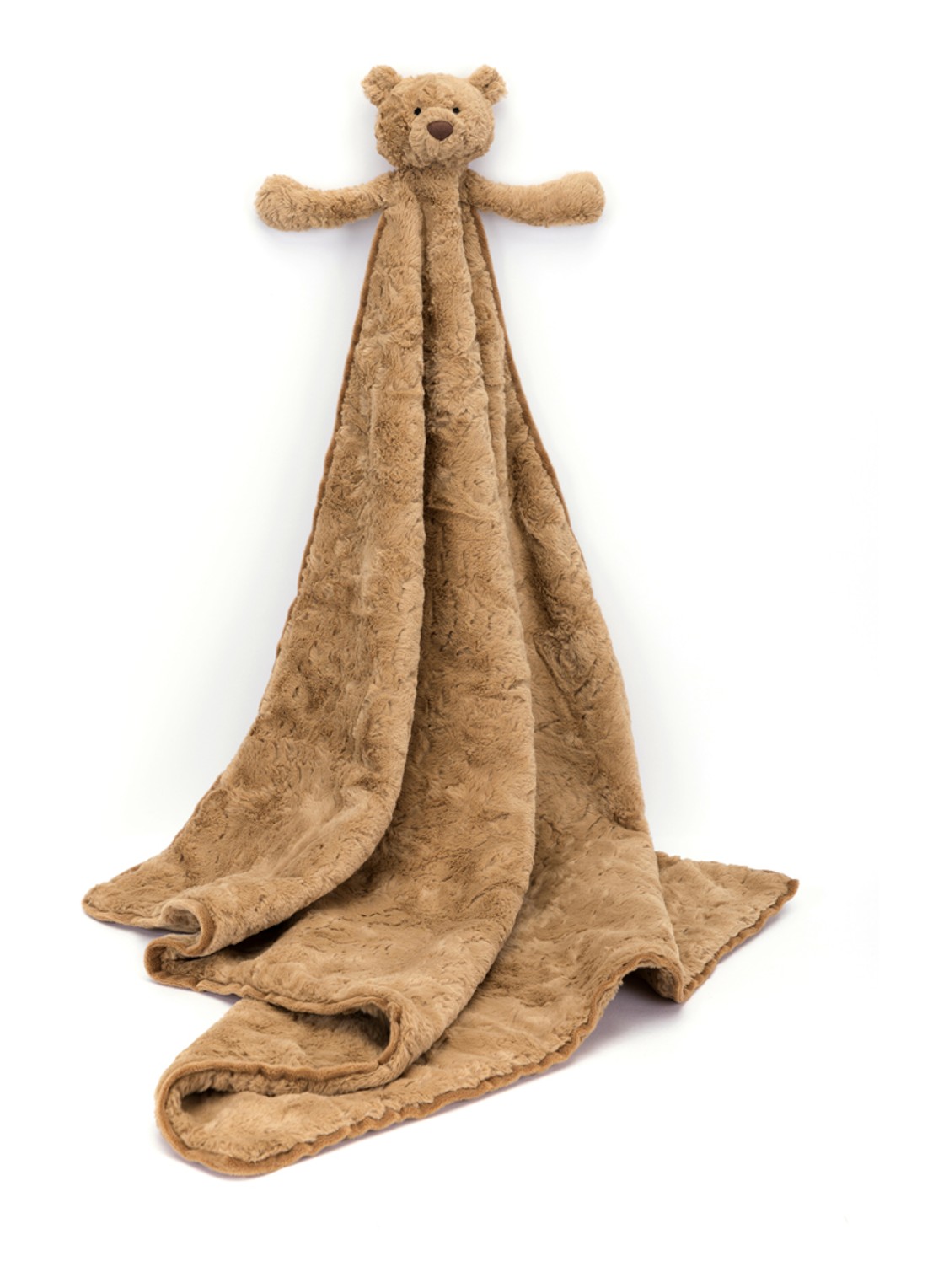 Jellycat Bartholomew Bear Blankie knuffeldoekje 56 cm - detail 2 multicolor