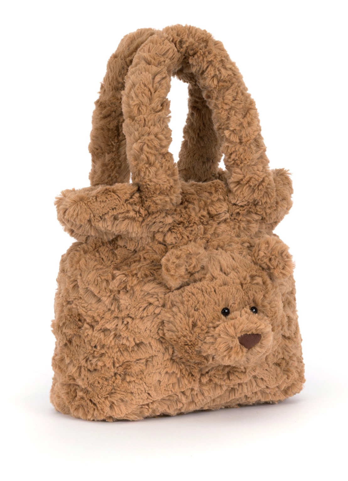 Jellycat Bartholomew Bear handtas - voorkant 3 beige