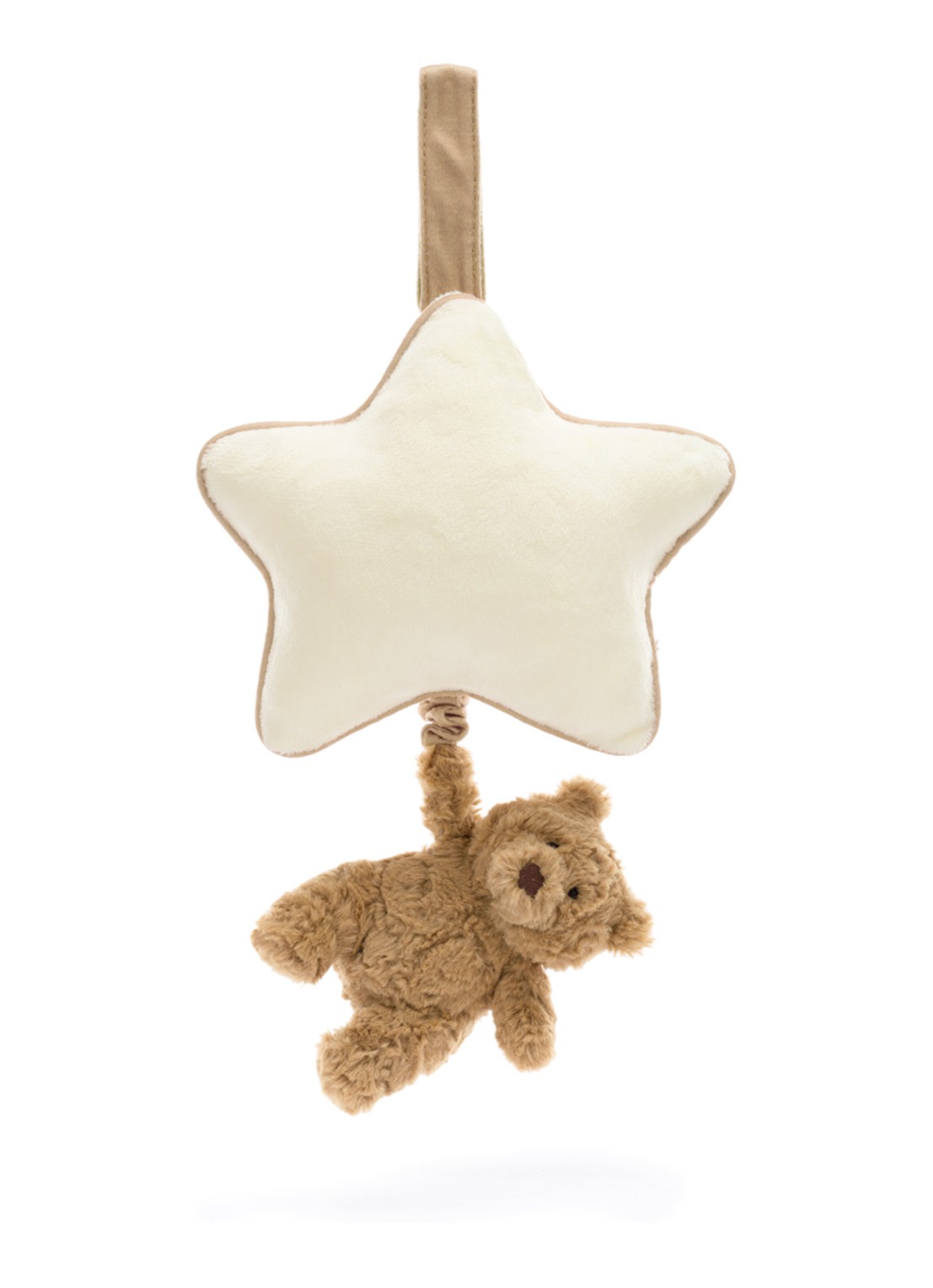 Jellycat Bartholomew Bear Musical Pull 30 cm - detail 2 beige