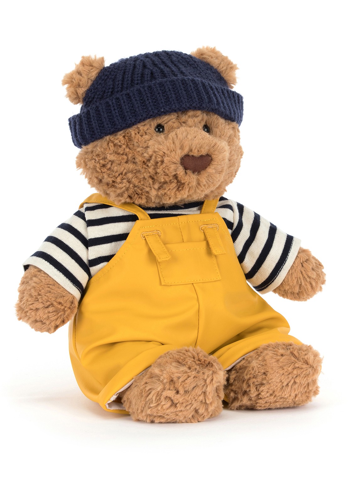 Jellycat Bartholomew Bear Seafarer Outfit knuffel 22 cm - voorkant 7 multicolor