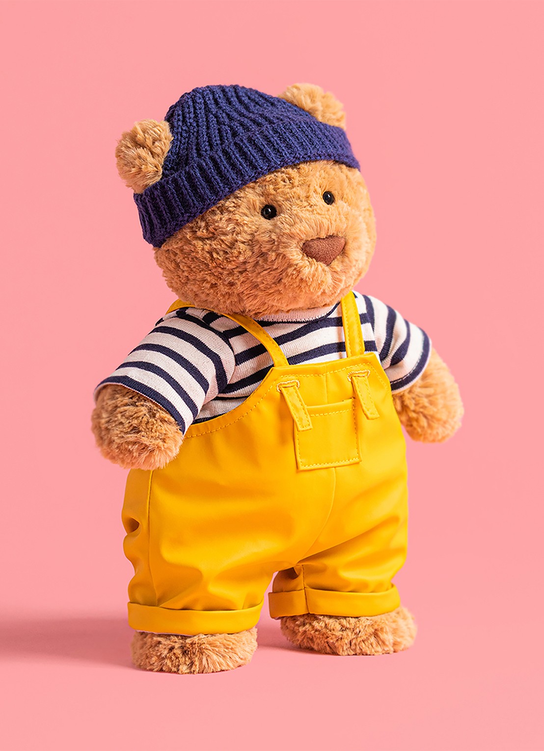 Jellycat Bartholomew Bear Seafarer Outfit knuffel 22 cm - voorkant 8 multicolor