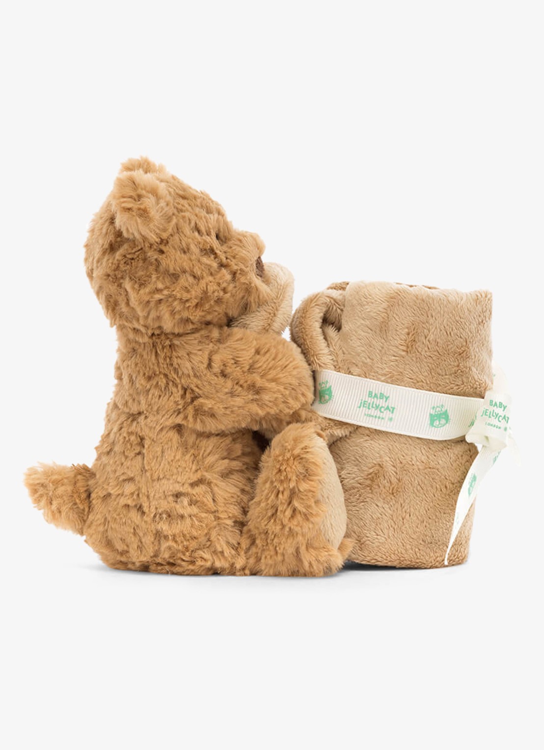 Jellycat Bartholomew Bear Soother knuffel 13 cm - detail multicolor