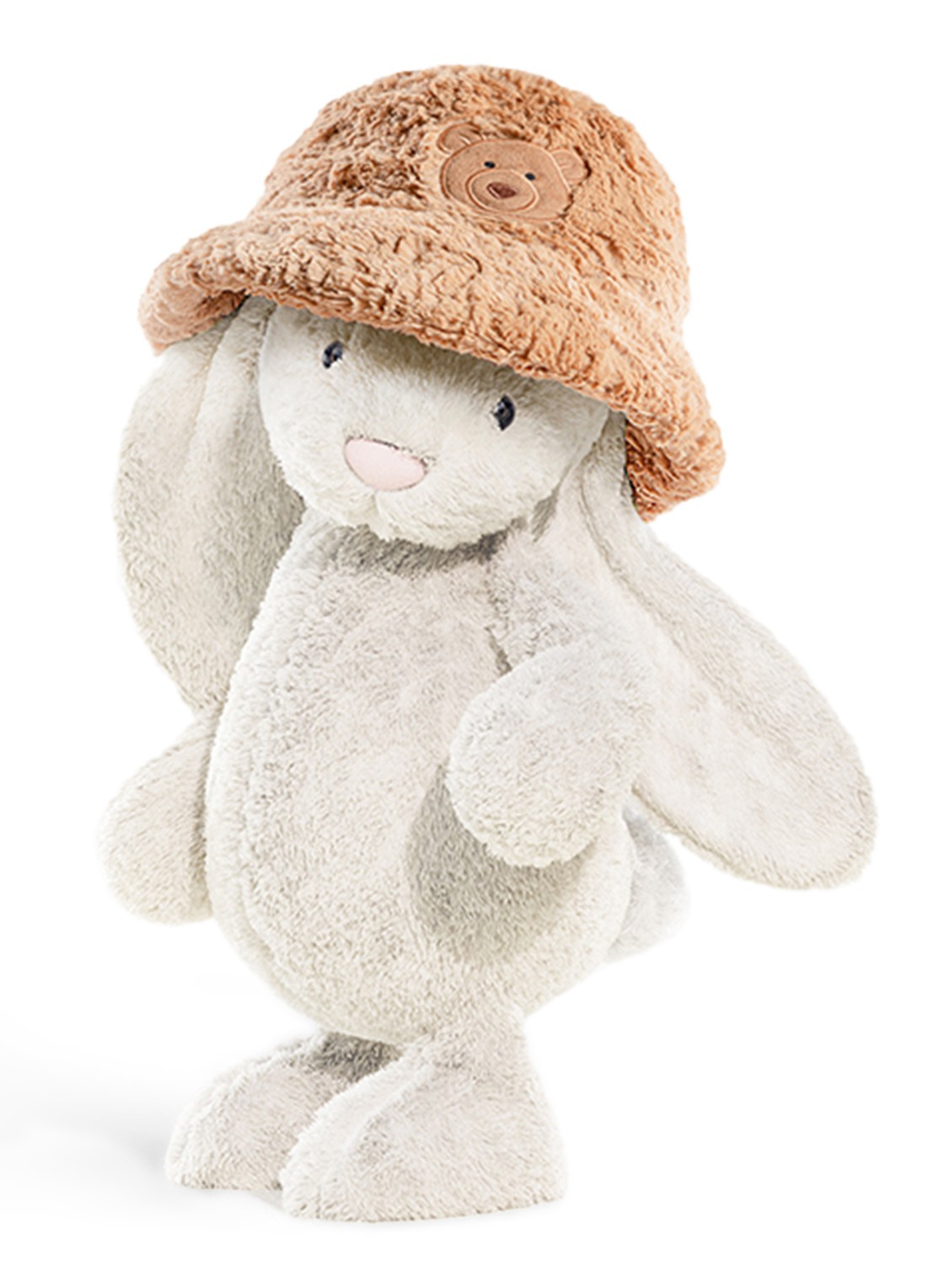 Jellycat Bartholomew Fluffleshade bucket hoed - detail beige