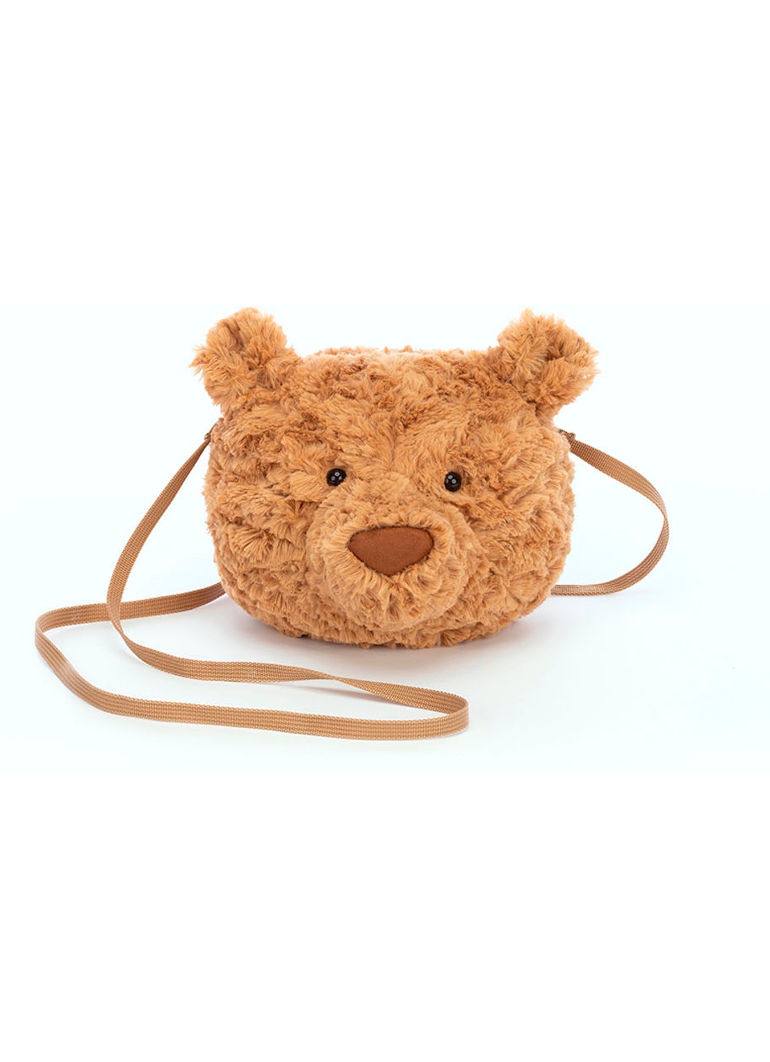 Jellycat Bartholowmew Bear knuffeltas 16 cm - detail 2 camel