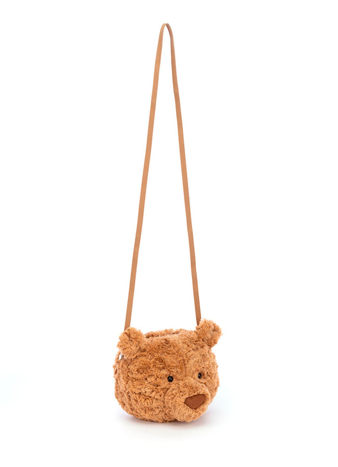 Jellycat Bartholowmew Bear knuffeltas 16 cm - voorkant 4 camel