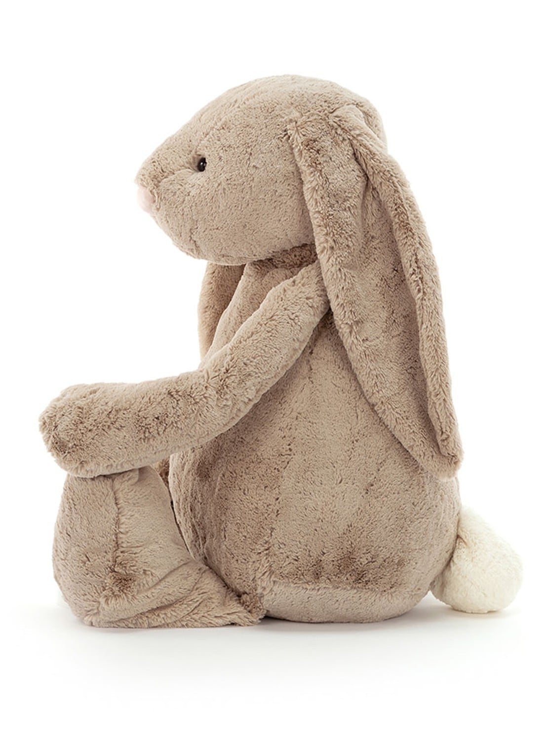 Jellycat Bashful Beige Bunny knuffel 31 cm  - detail bruin
