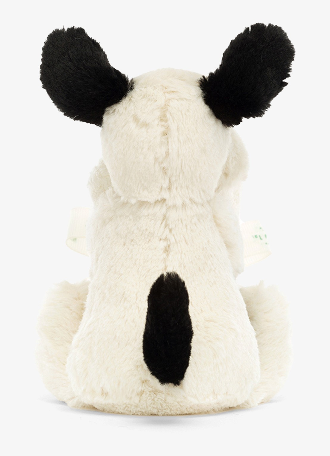 Jellycat Bashful black & cream puppy knuffel 34 cm - achterkant 4 multicolor