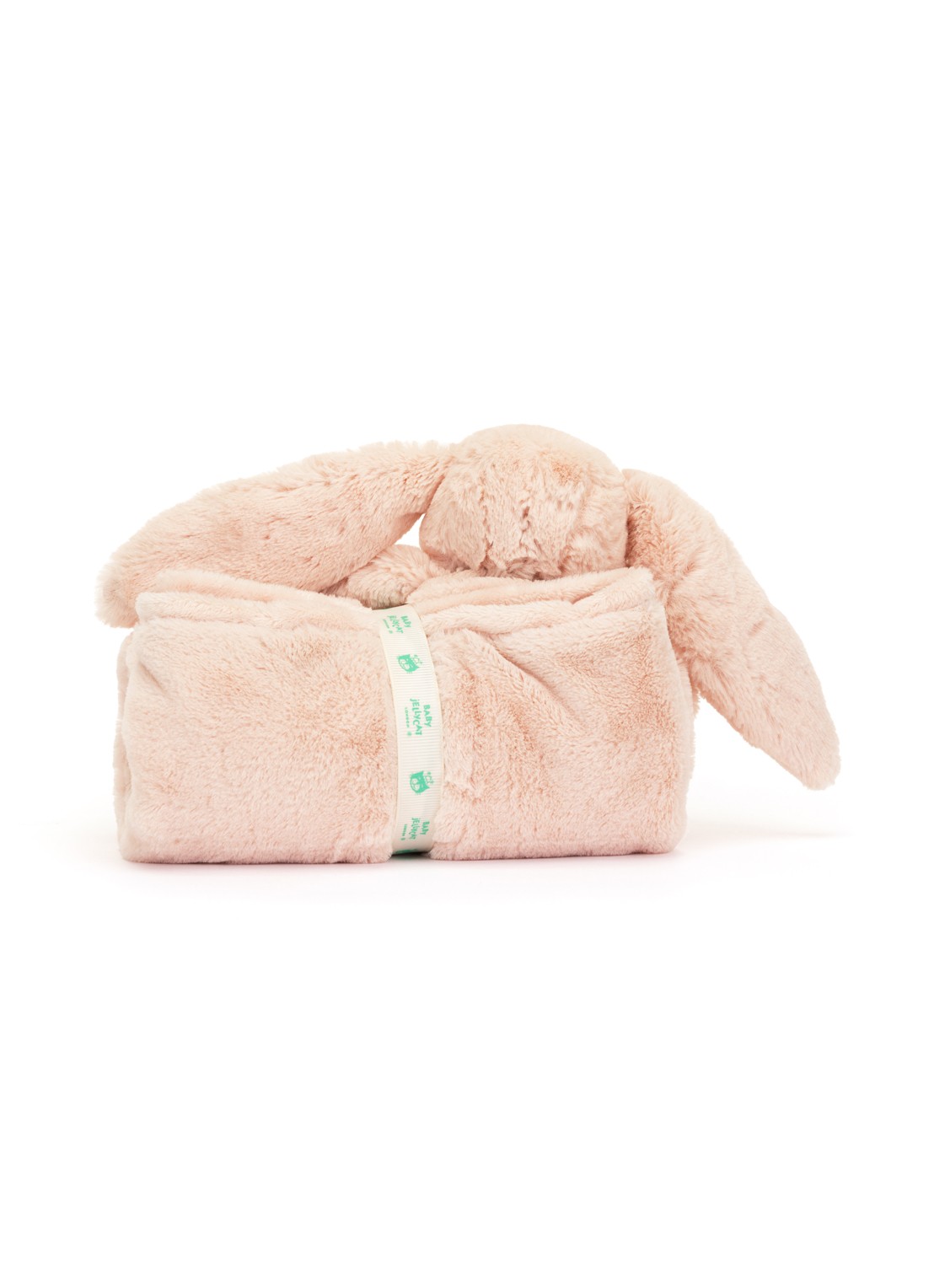 Jellycat Bashful Blush Bunny Blankie knuffeldoekje 56 cm - achterkant 7 lichtroze