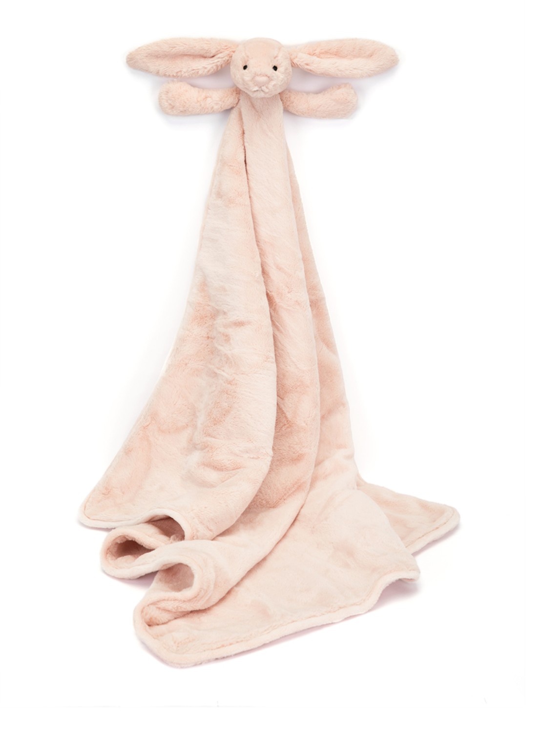 Jellycat Bashful Blush Bunny Blankie knuffeldoekje 56 cm - detail 5 lichtroze