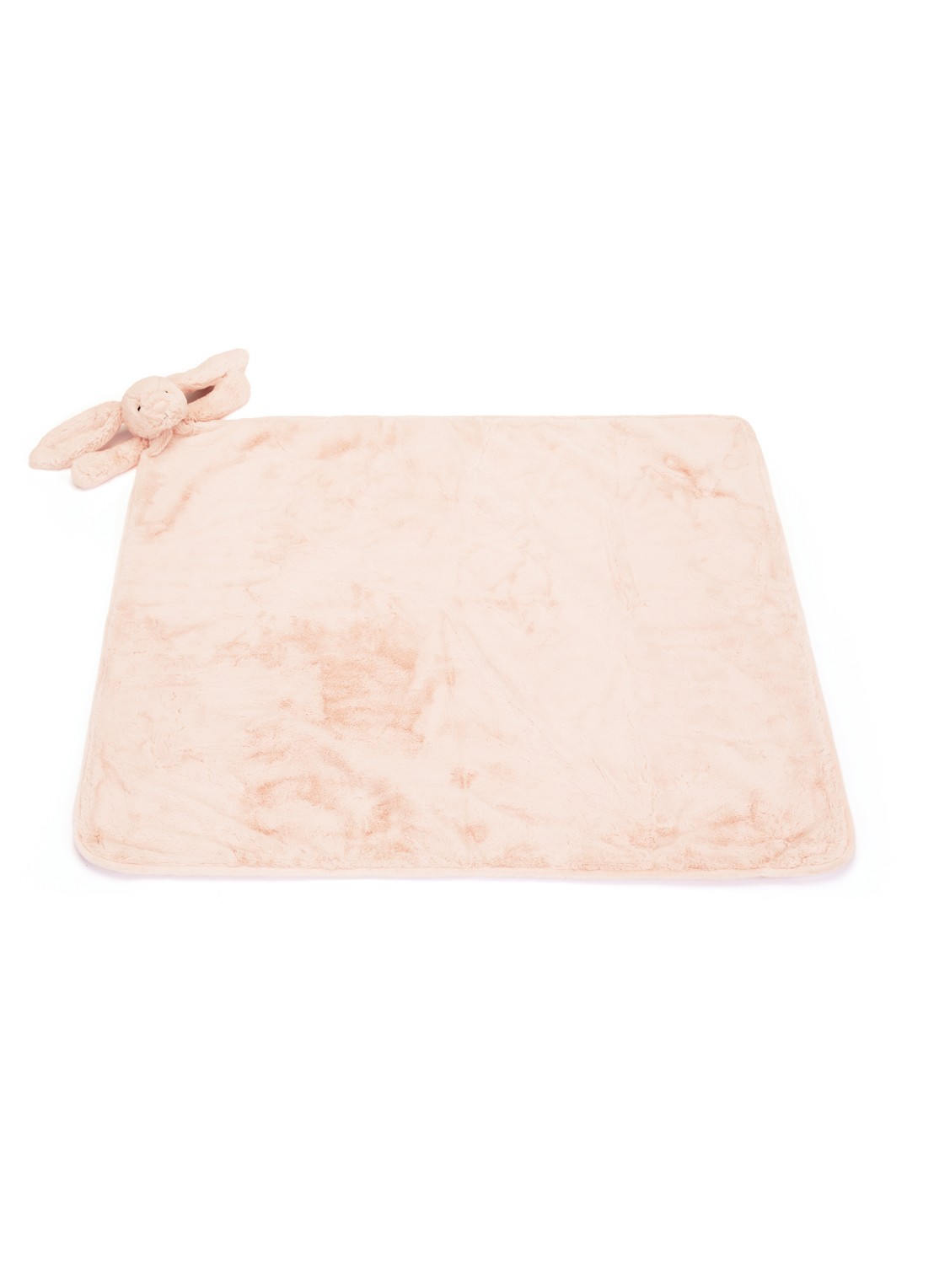 Jellycat Bashful Blush Bunny Blankie knuffeldoekje 56 cm - voorkant lichtroze