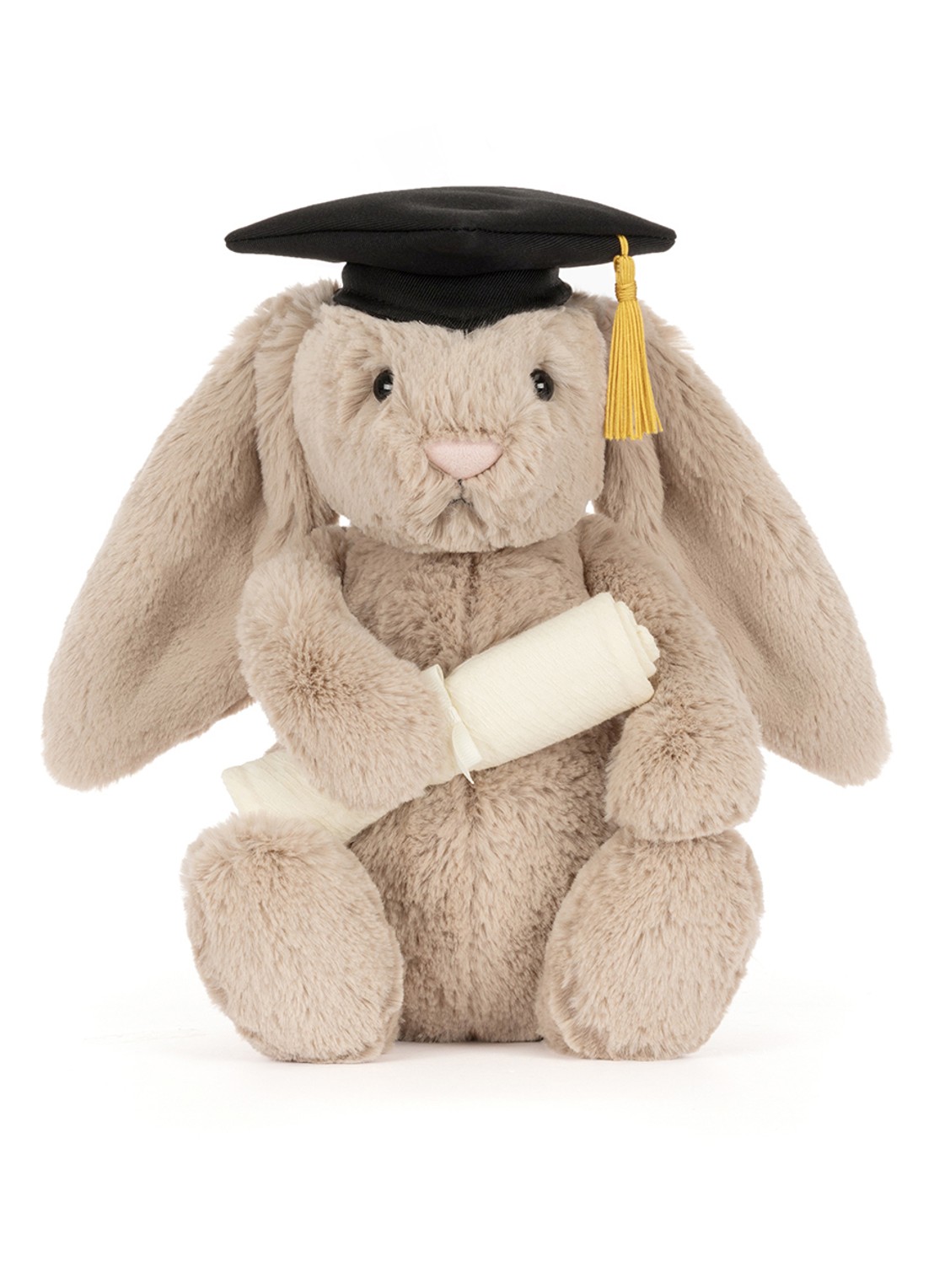 Jellycat Bashful Bunny Graduation Outfit knuffel 31 cm - detail 4 beige