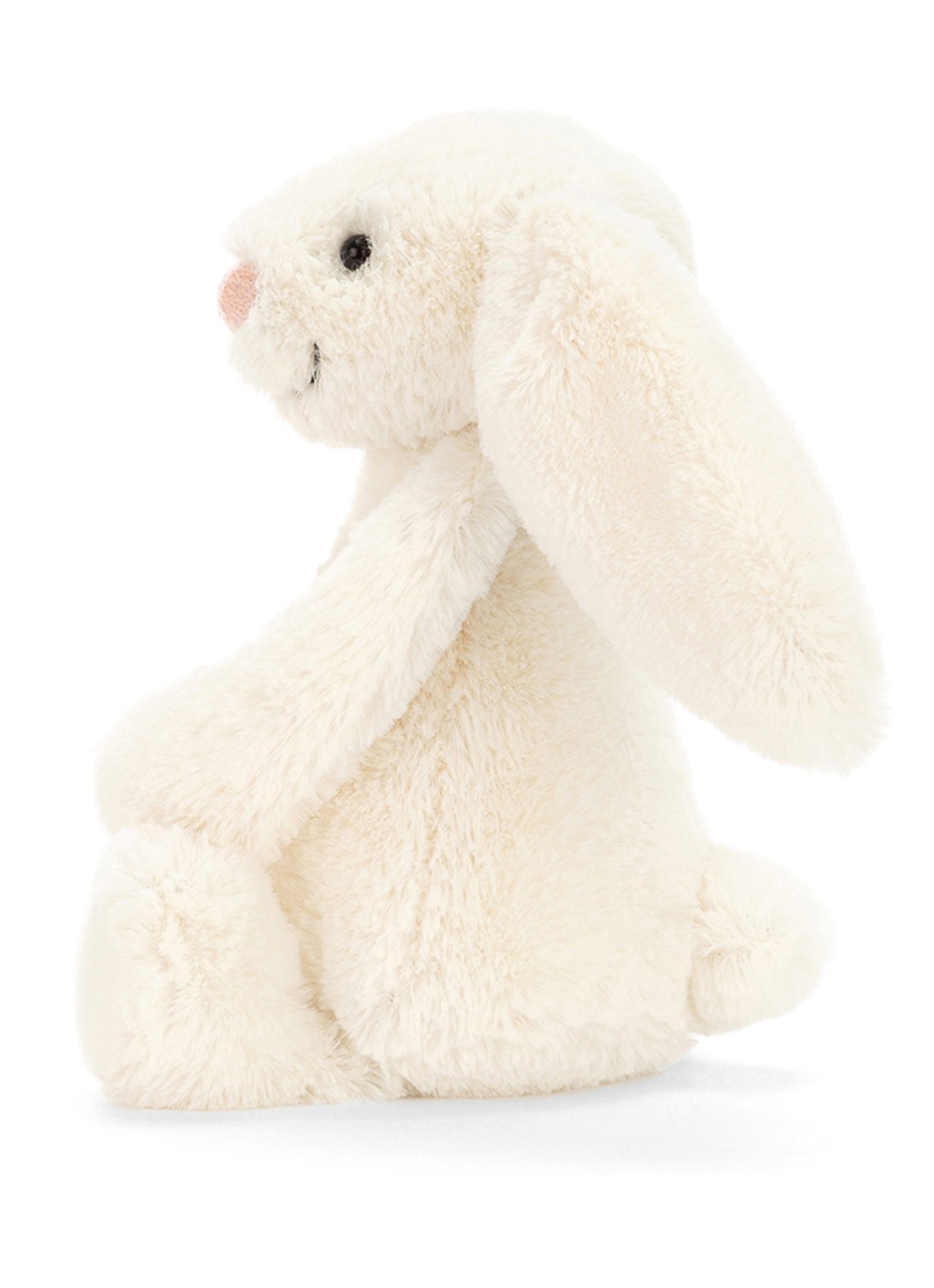 Jellycat Bashful Bunny knuffel 18 cm  - detail ivoor