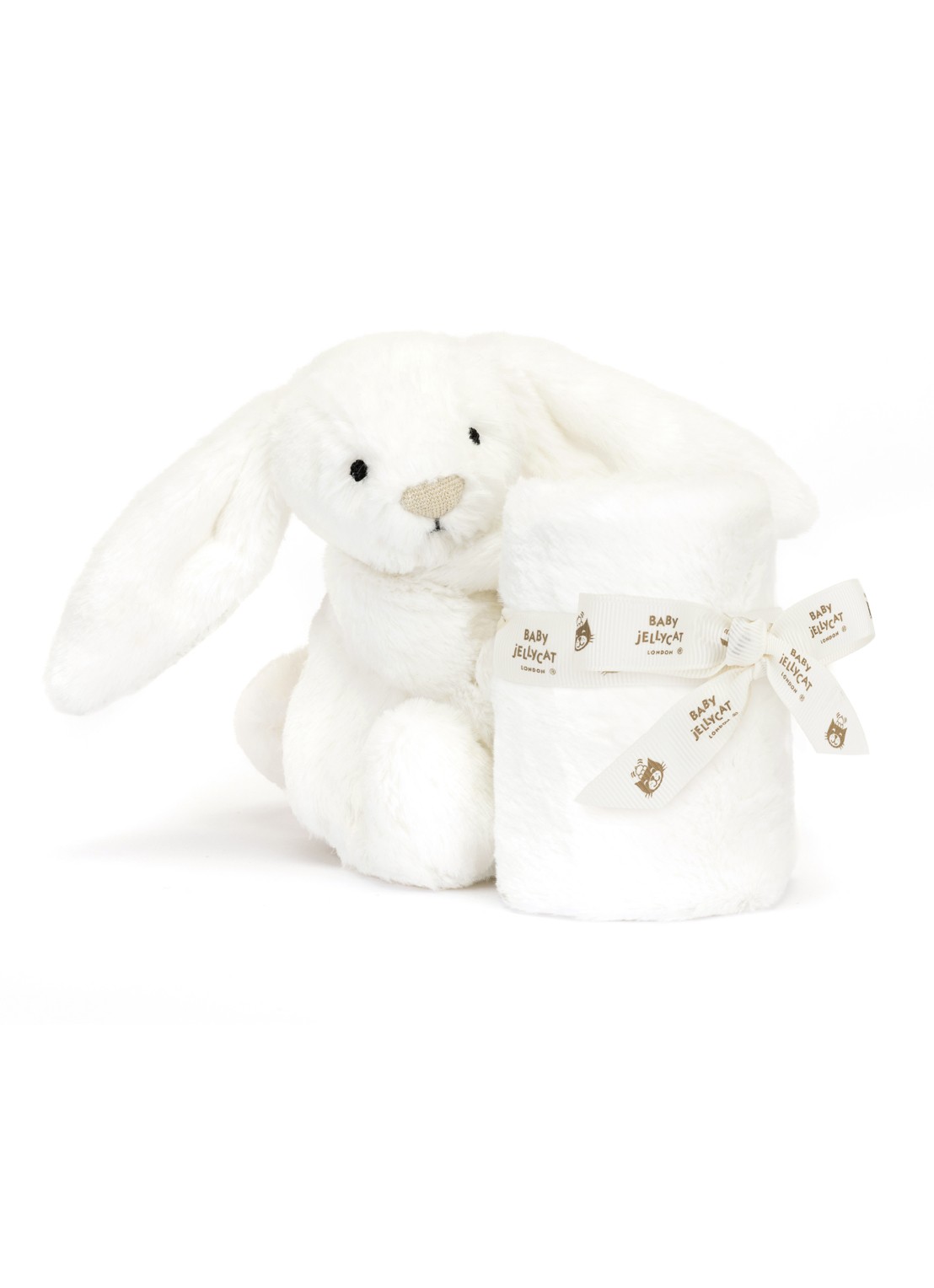 Jellycat Bashful Bunny Luna Soother knuffeldoekje 34 cm - detail multicolor