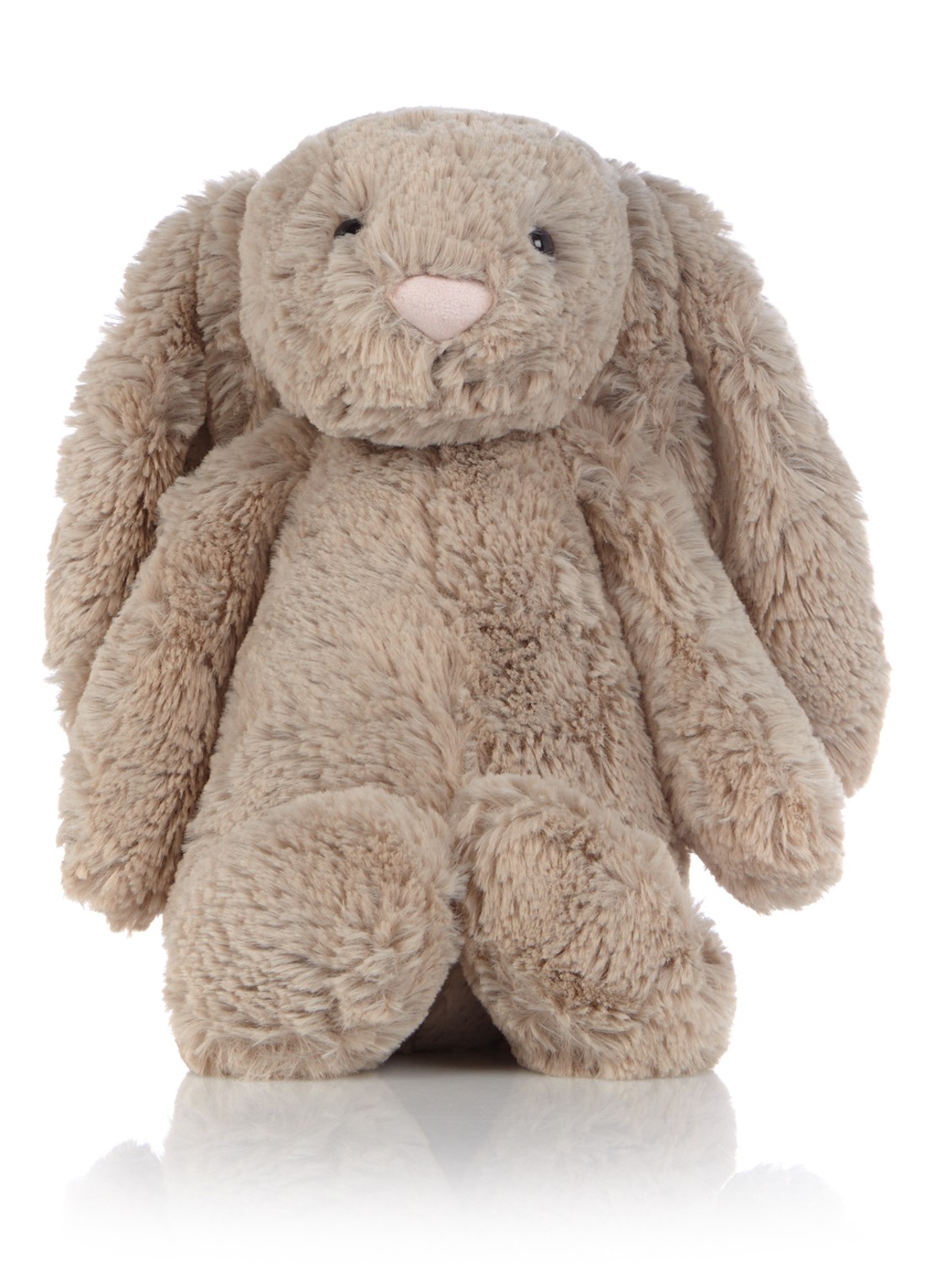 Jellycat Bashful Bunny M knuffel 30 cm - voorkant beige