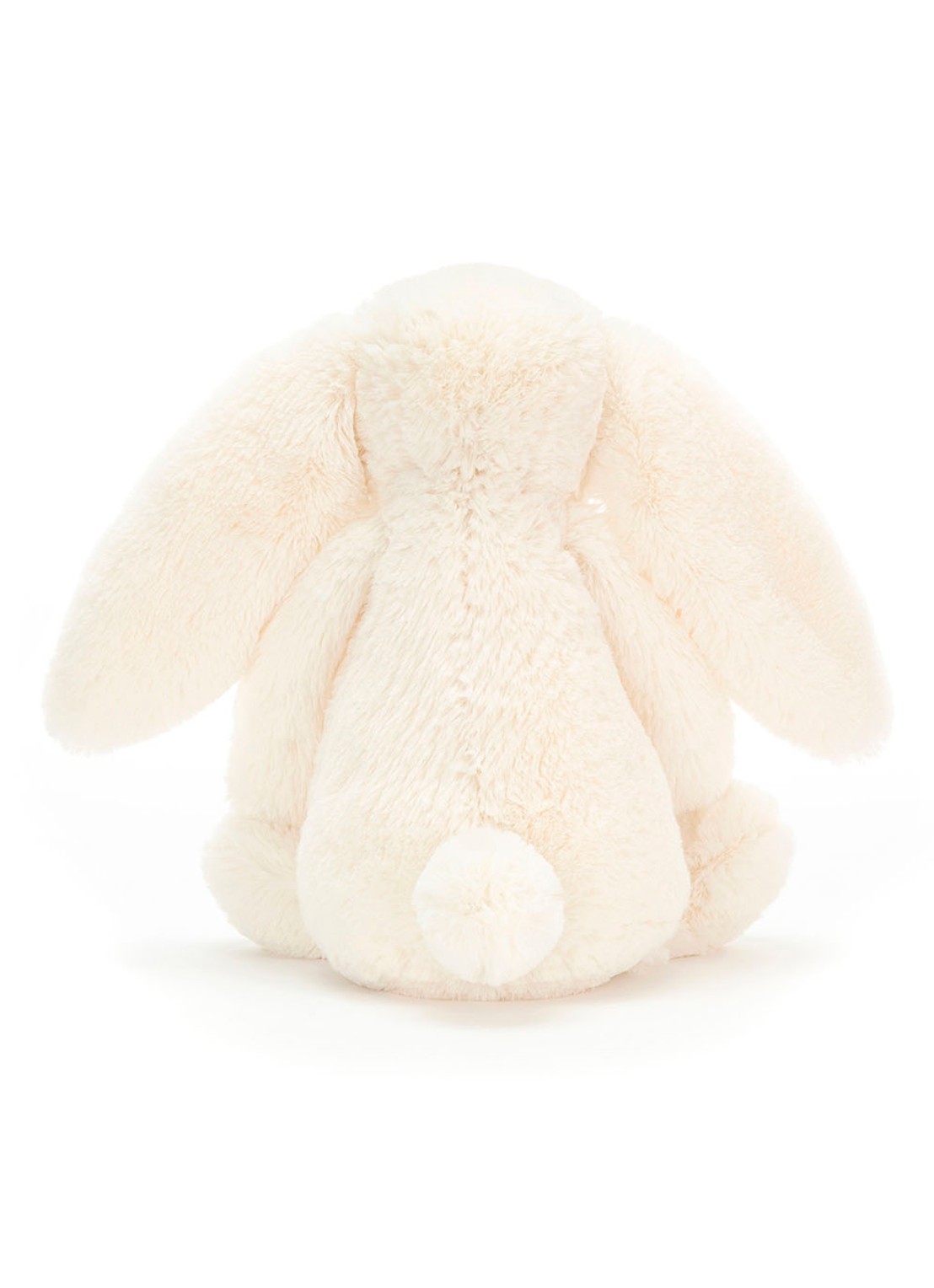 Jellycat Bashful Cream konijn knuffel 31 cm - detail 3 gebroken wit