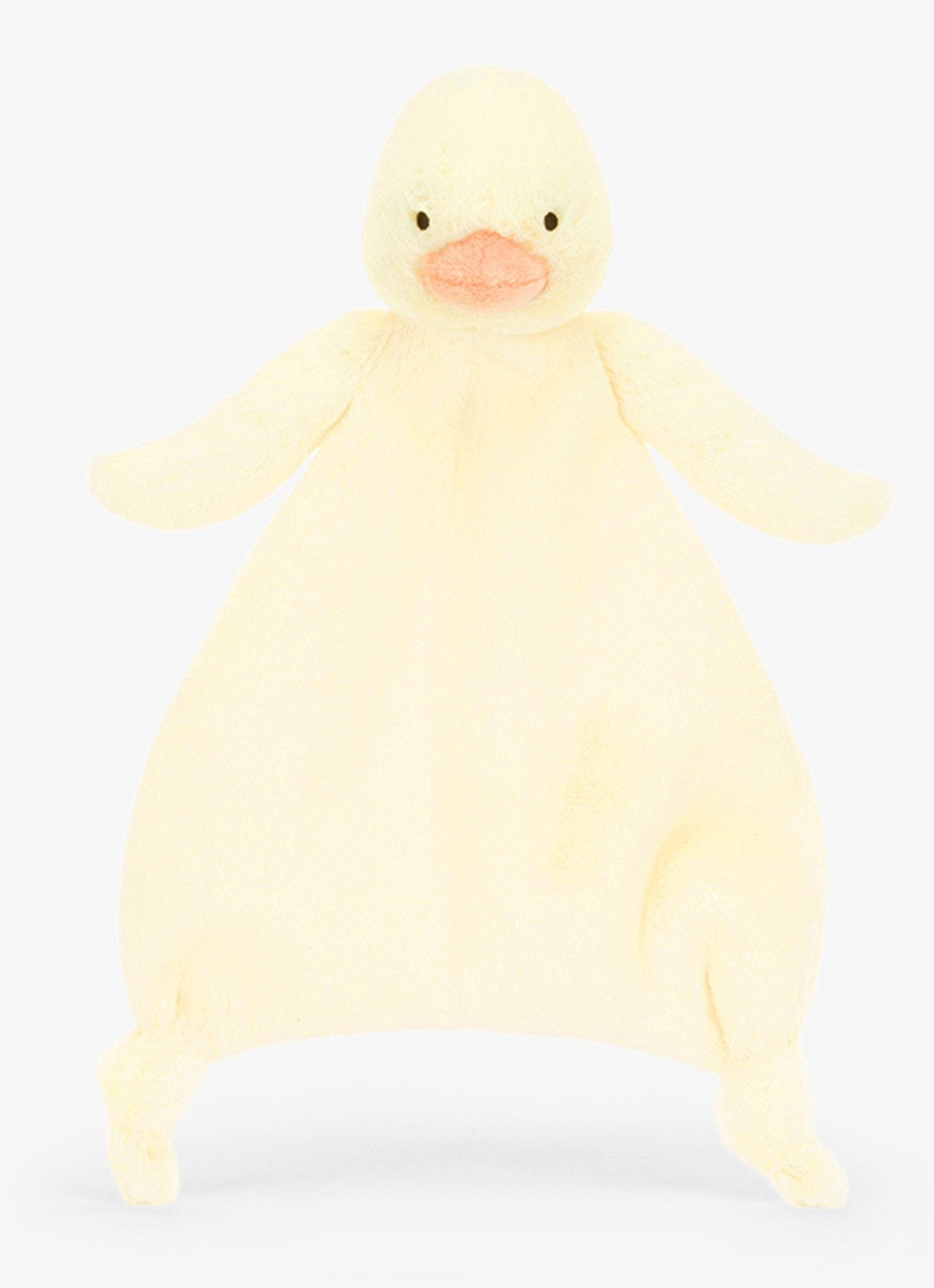 Jellycat Bashful Duckling Comforter knuffel 27 cm - voorkant 2 multicolor
