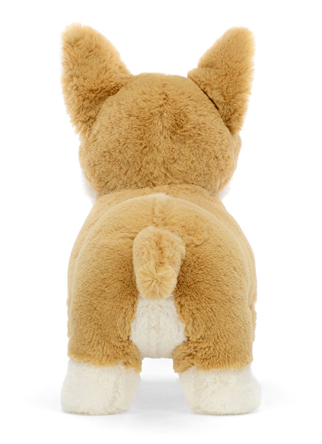 Jellycat Betty Corgi knuffel 18 cm - voorkant 2 lichtbruin