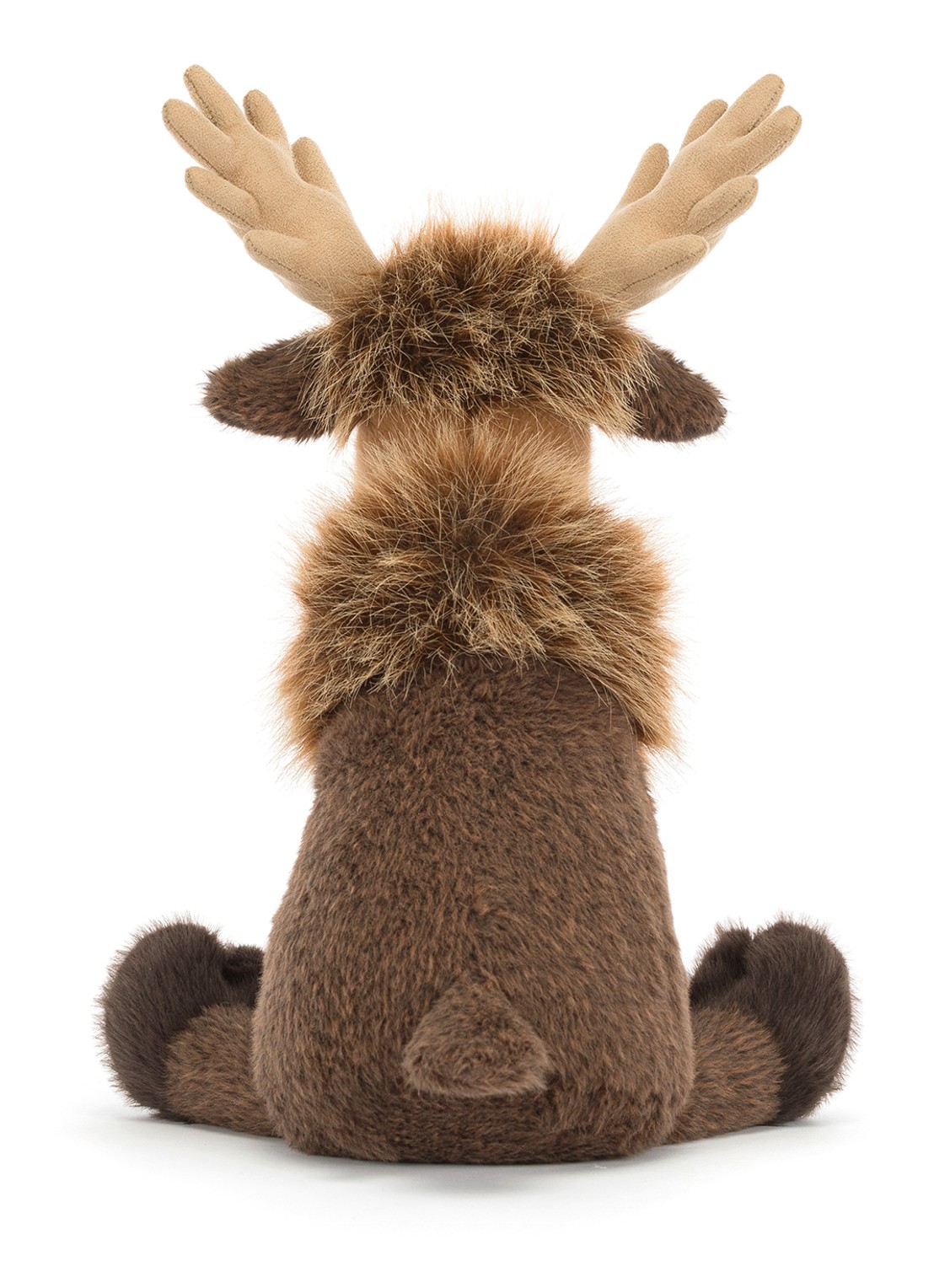 Jellycat Birchly Moose knuffel 28 cm - achterkant beige