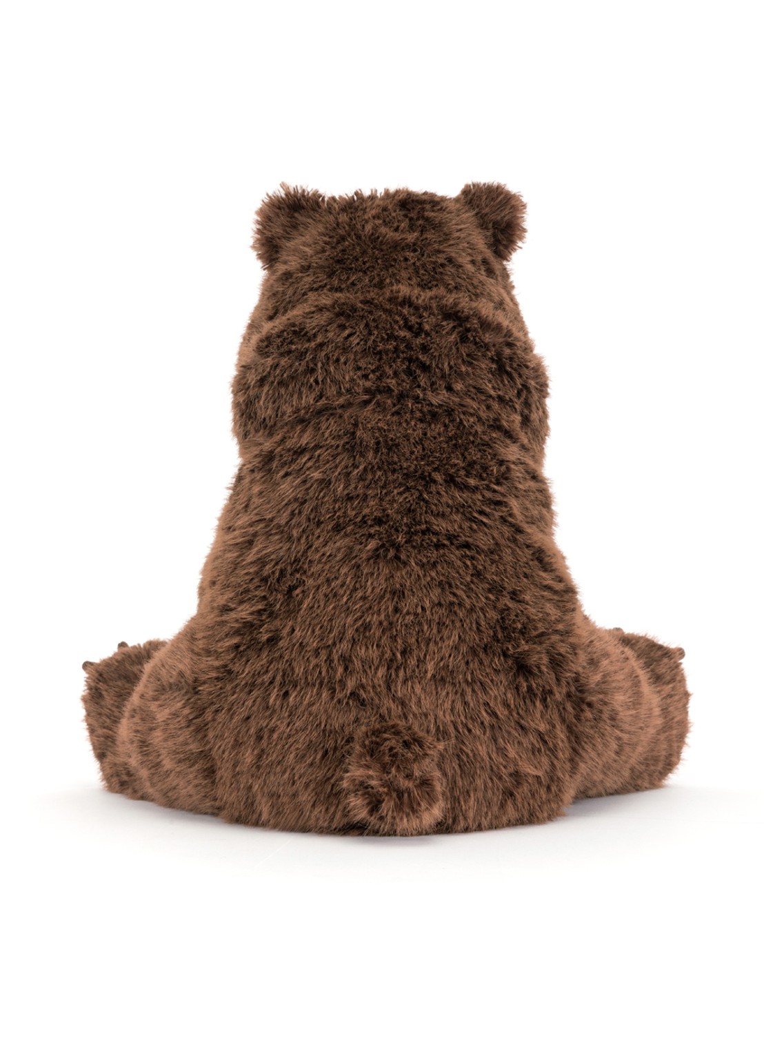 Jellycat Bizzlestomp Bear knuffel 40 cm - achterkant 3 bruin