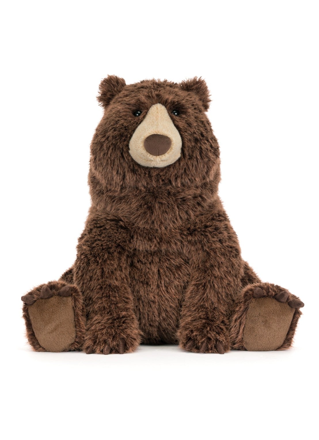 Jellycat Bizzlestomp Bear - voorkant 3 bruin