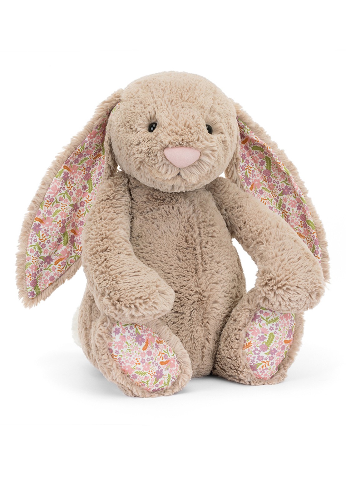 Jellycat Blossom Beige Bunny ‘Petal’ knuffel 51 cm - voorkant beige