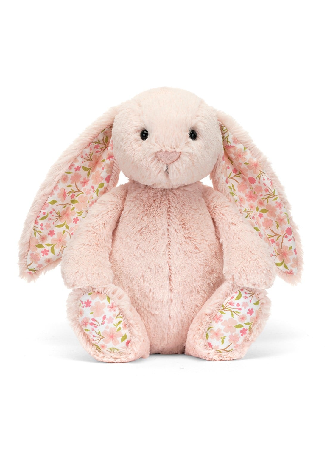 Jellycat Blossom Blush Bunny ‘Cherry’ knuffel 31 cm - detail abrikoos