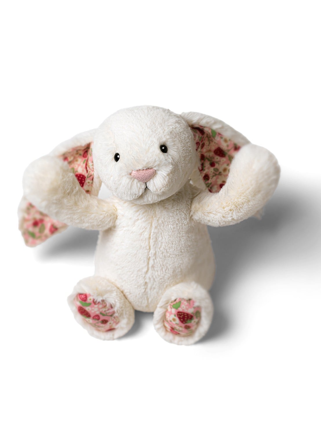 Jellycat Blossom Cream Bunny 'Berry' knuffel  - detail 3 beige