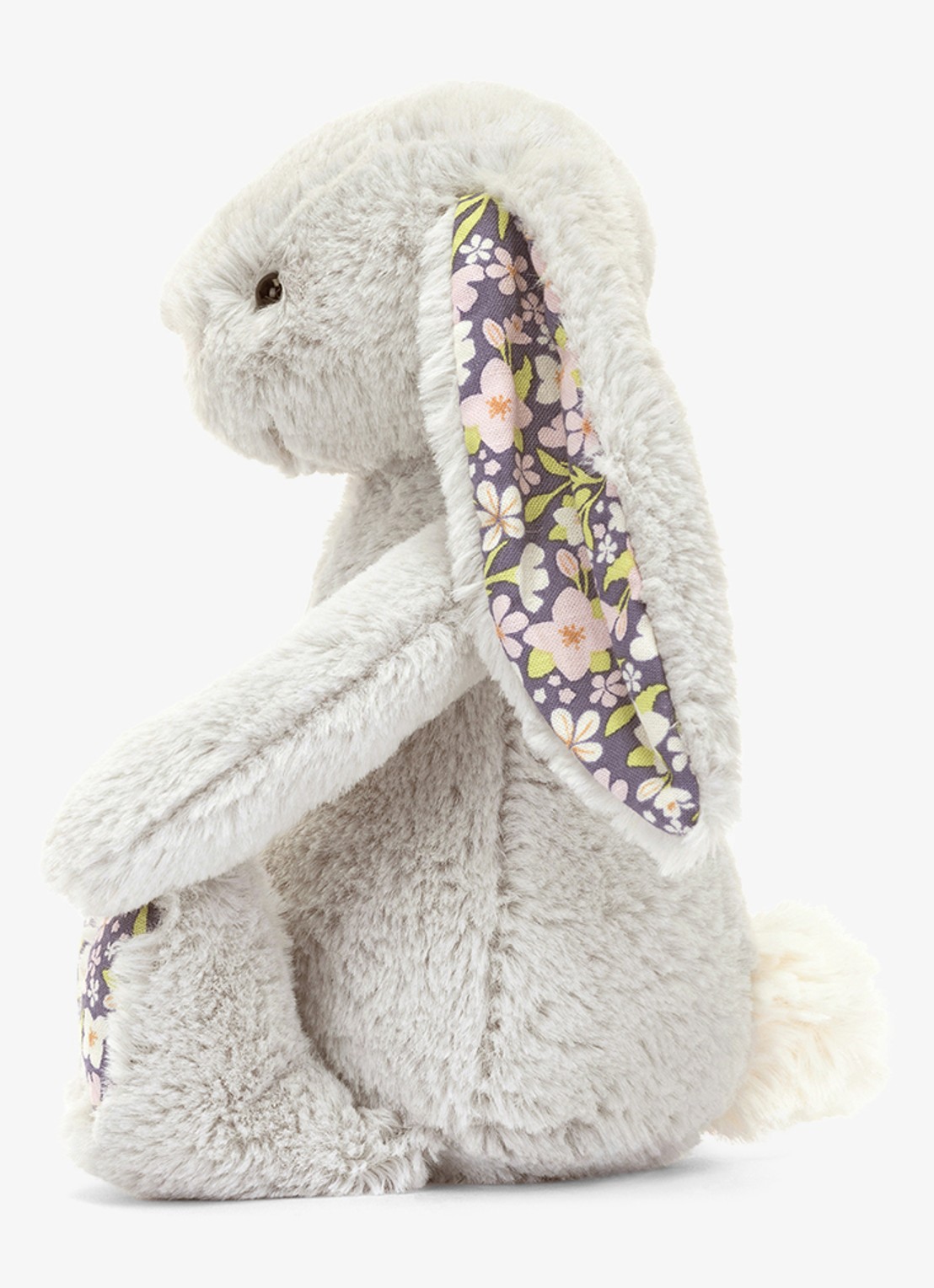 Jellycat Blossom Silver Bunny 'Bloom' knuffel 18 cm  - detail 3 multicolor