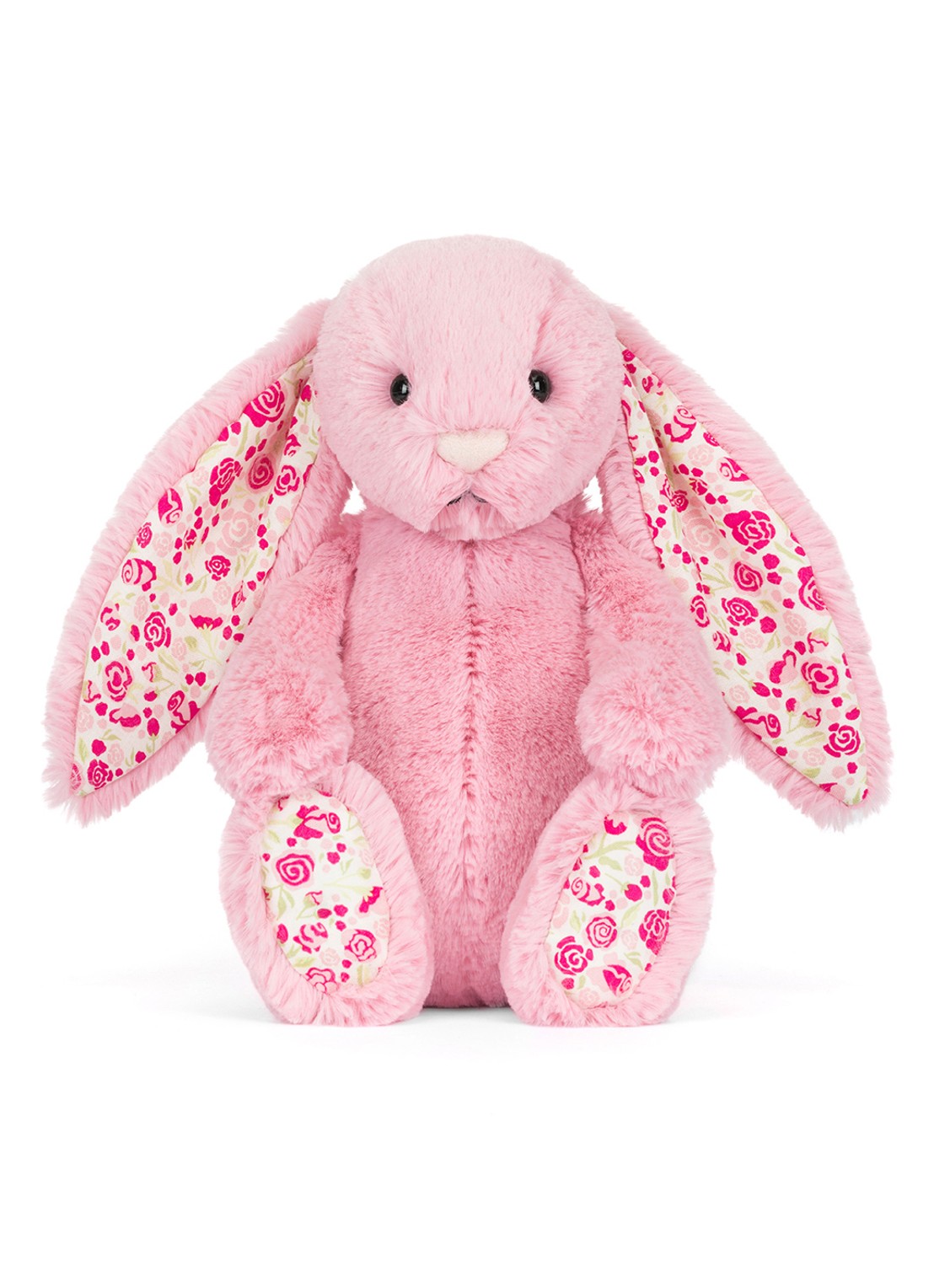 Jellycat Blushkin Blossom Luxe Bunny knuffel 31 cm - detail 3 roze