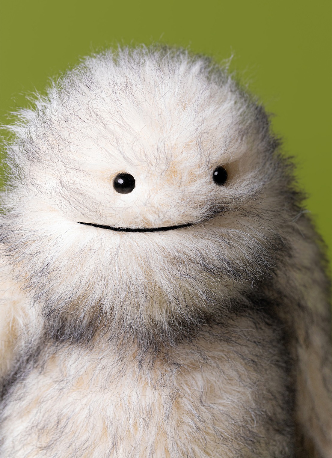 Jellycat Bretti Yeti knuffel 28 cm - voorkant 6 beige