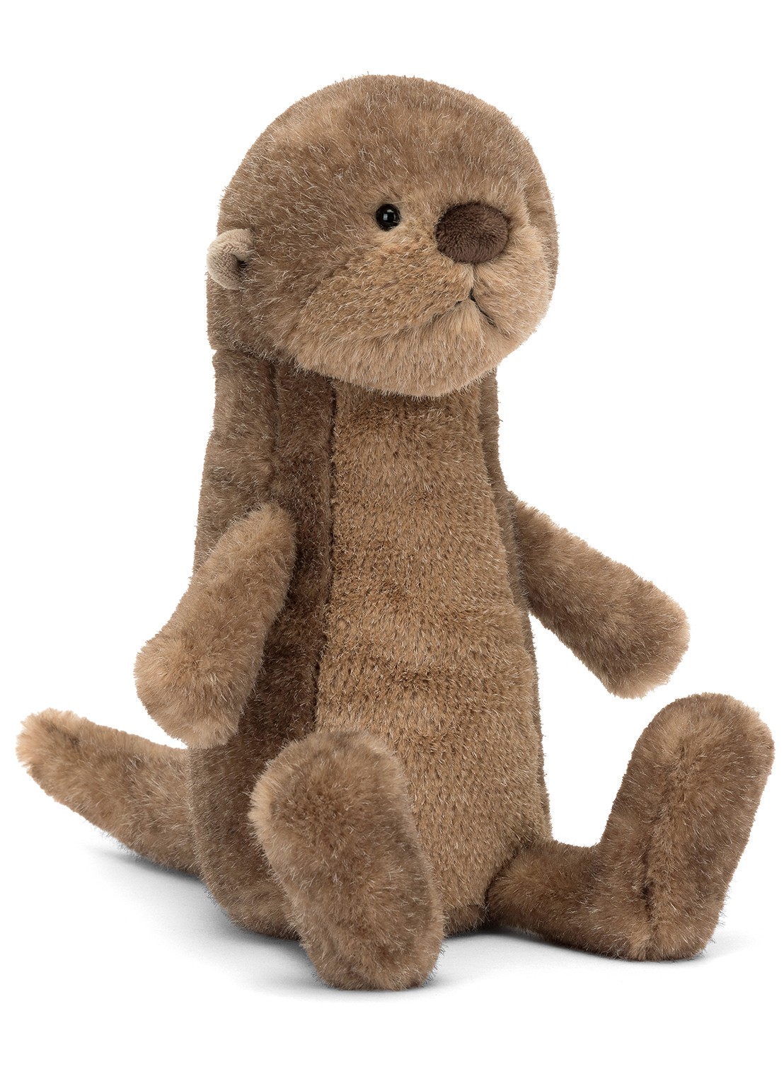 Jellycat Brooke Otter knuffel 33 cm - voorkant 4 bruin