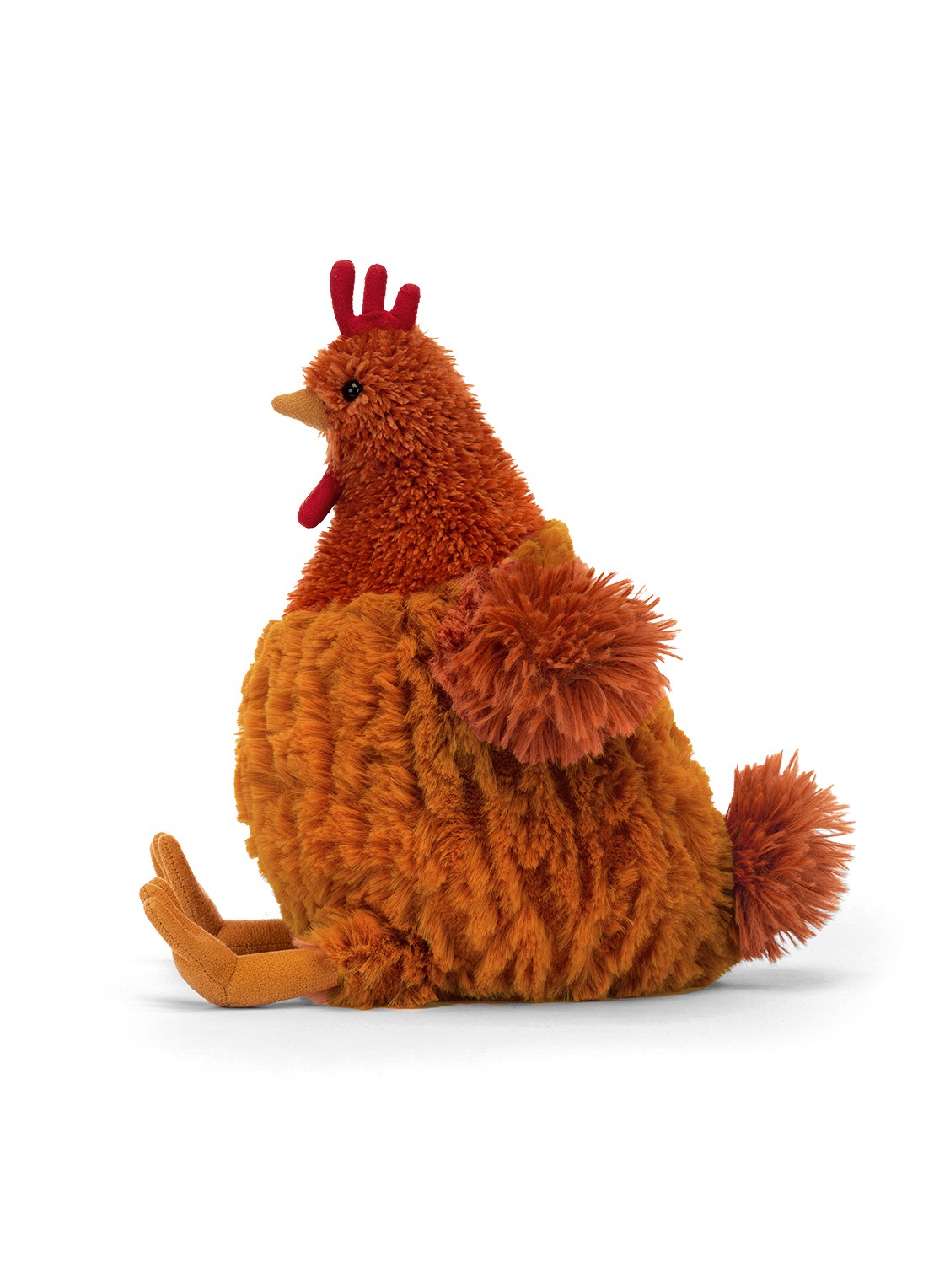Jellycat Cecile Chicken knuffel 23 cm - detail 2 bruin