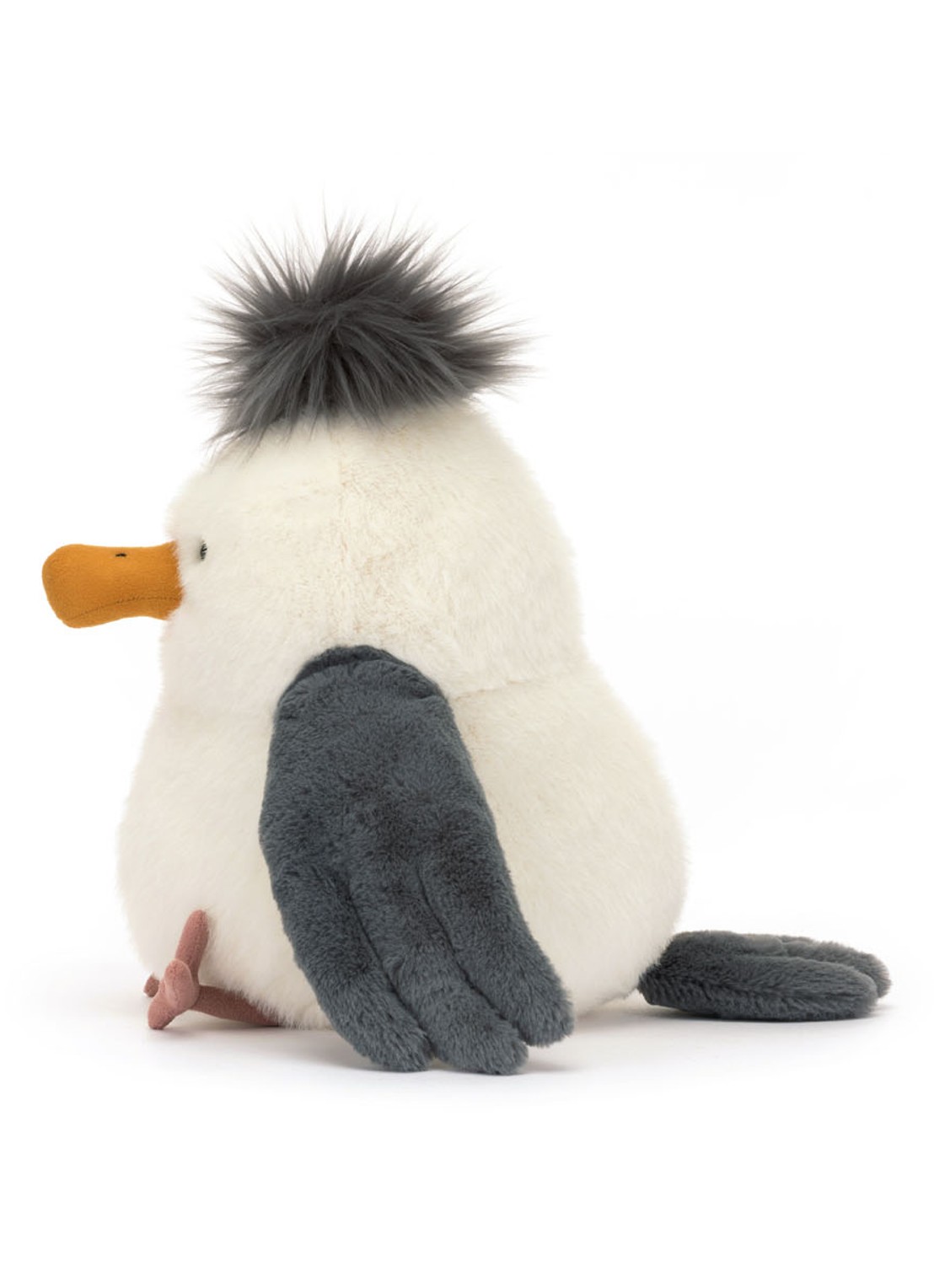 Jellycat Chip Seagull knuffell 25 cm - achterkant 3 wit